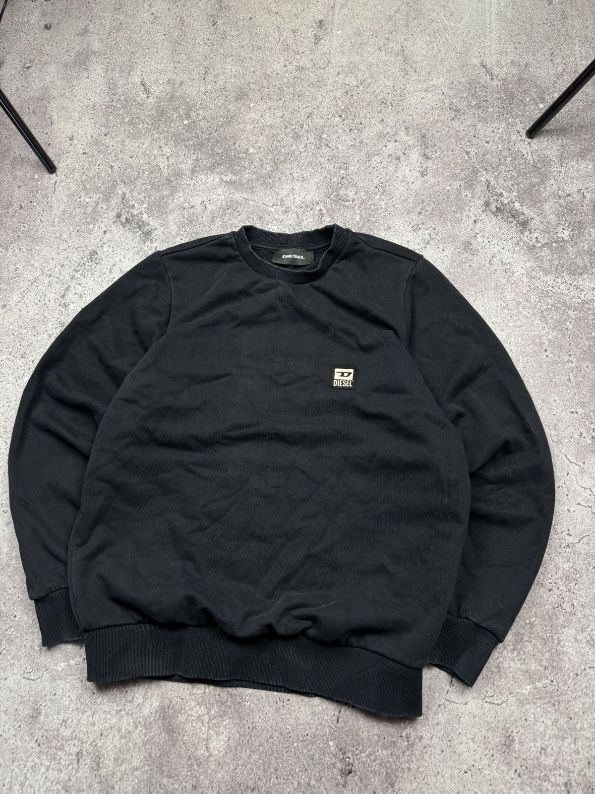 Diesel Vintage Diesel Y2K Boxy Big Logo Sweatshirt Japanesse Junya Size US S / EU 44-46 / 1 - 2 Thumbnail