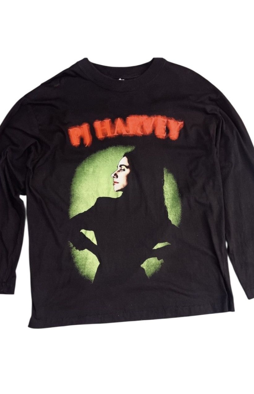 Band Tees OG Vintage 90s Long Sleeve PJ Harvey Tee Size US XL / EU 56 / 4 - 1 Thumbnail