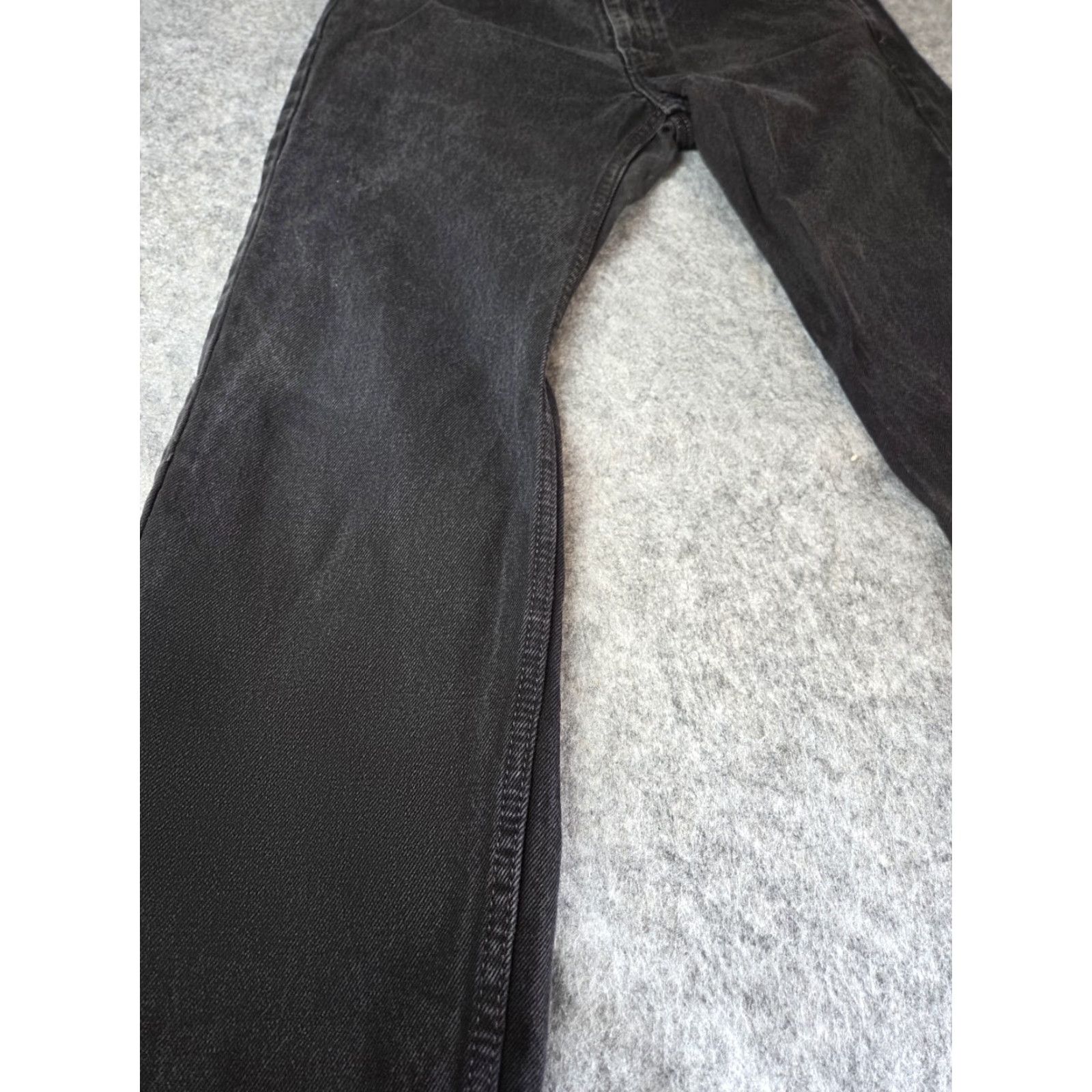 Vintage Levi Strauss 505 Jeans Straight Regular Fit Men's 36x30 Black Denim Pants Straight Leg Regular Waist 36in Jeans Mens Size US 36 / EU 52 - 2 Thumbnail