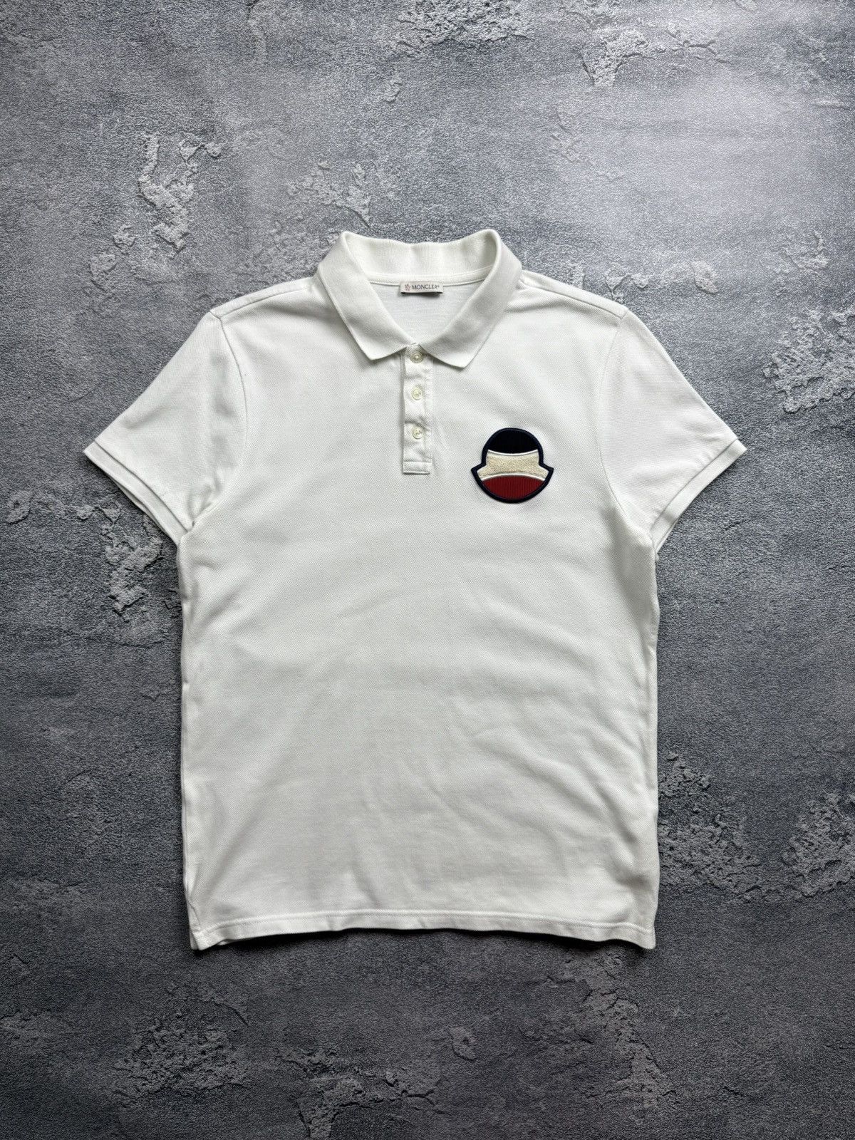 Moncler Moncler Maglia Polo Manica Corta Shirt Black Logo | Grailed