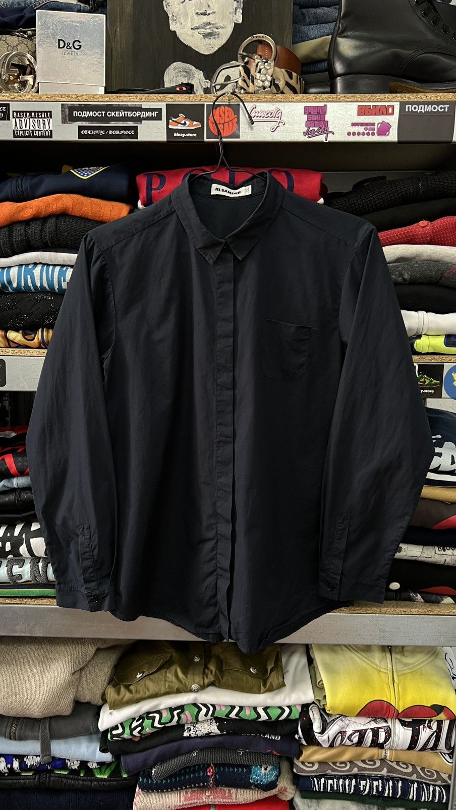 Jil Sander Jil Sander Button Up Size S / US 4 / IT 40 - 2 Thumbnail