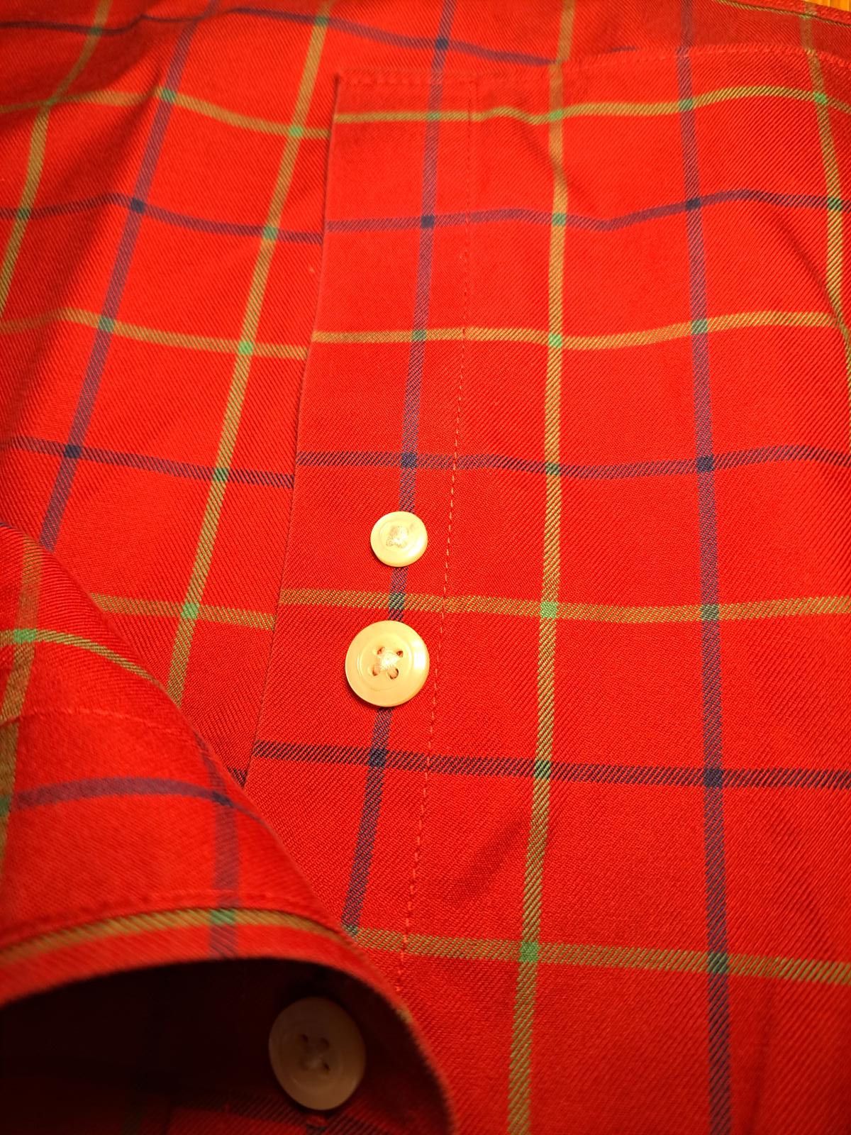 Orvis Orvis Long Sleeve Shirt Mens Large Red Windowpane Cotton Size US L / EU 52-54 / 3 - 6 Thumbnail