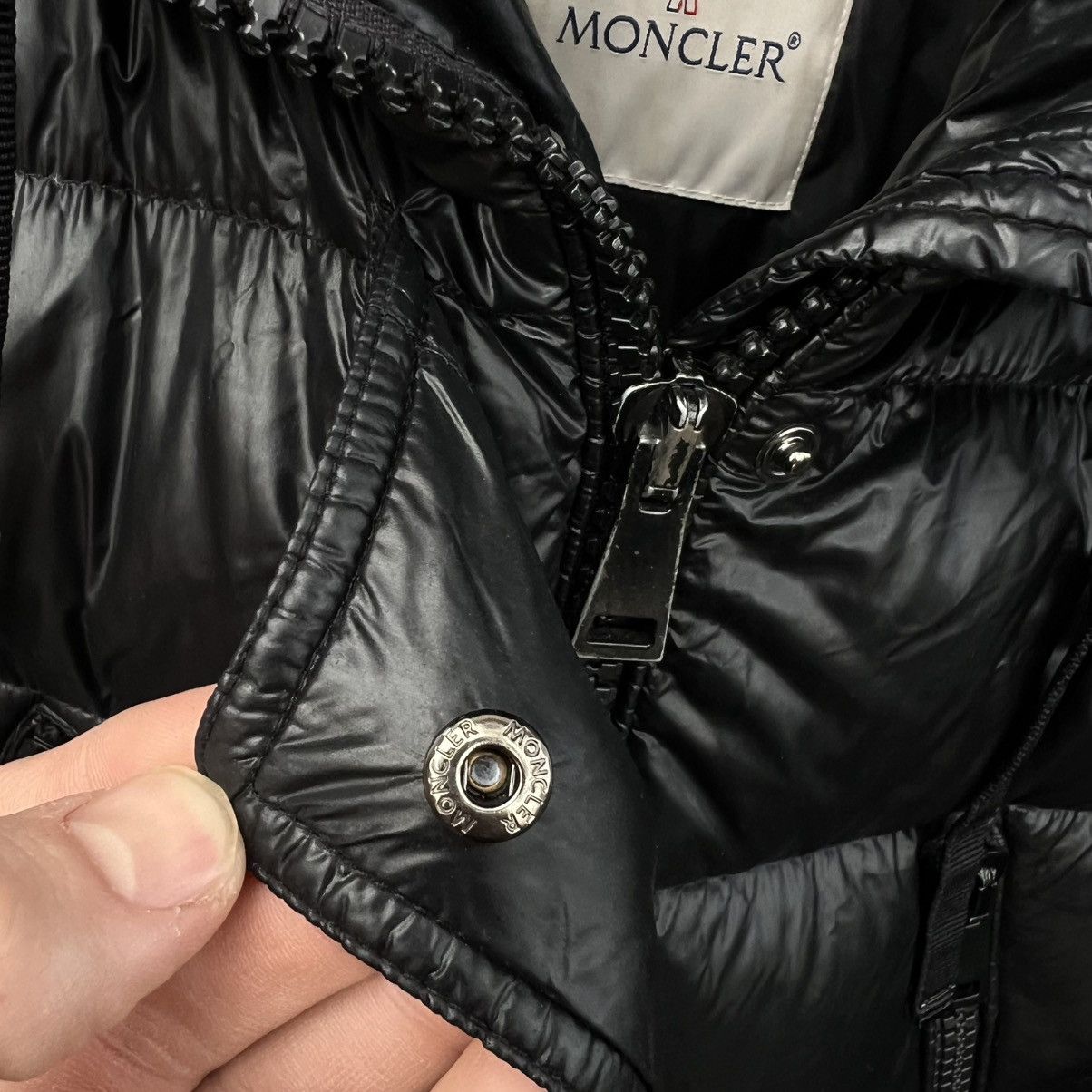 Moncler Moncler Black Aphrotiti Giubbotto Long Down Jacket Coat Size S / US 4 / IT 40 - 3 Thumbnail