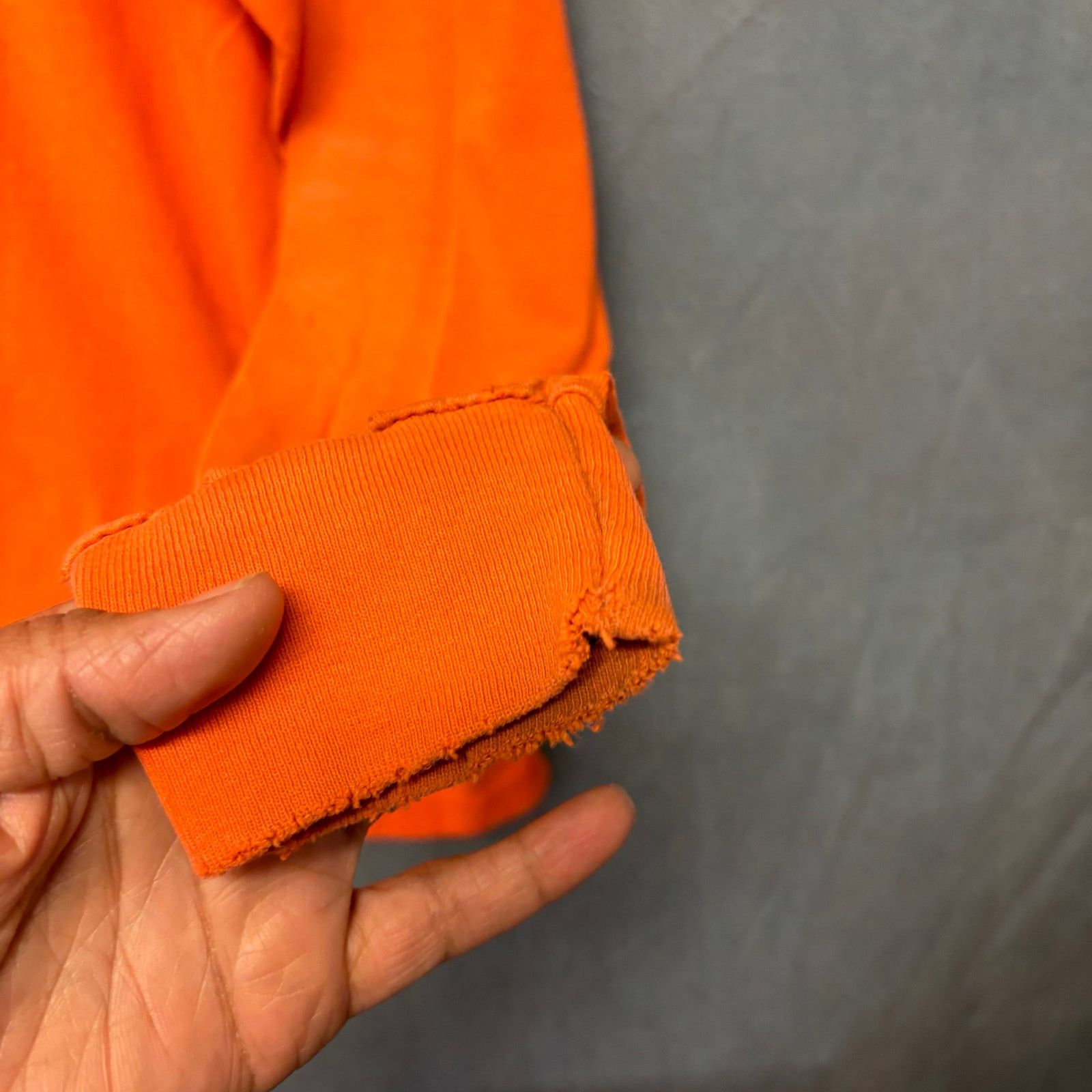 Gildan PG&E Shirt Long Sleeve Orange Utility XL Zero in on Safety Size US XL / EU 56 / 4 - 18 Thumbnail