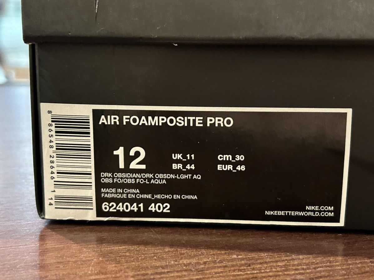 Nike Air Foamposite PRO Size US 12 / EU 45 - 7 Thumbnail