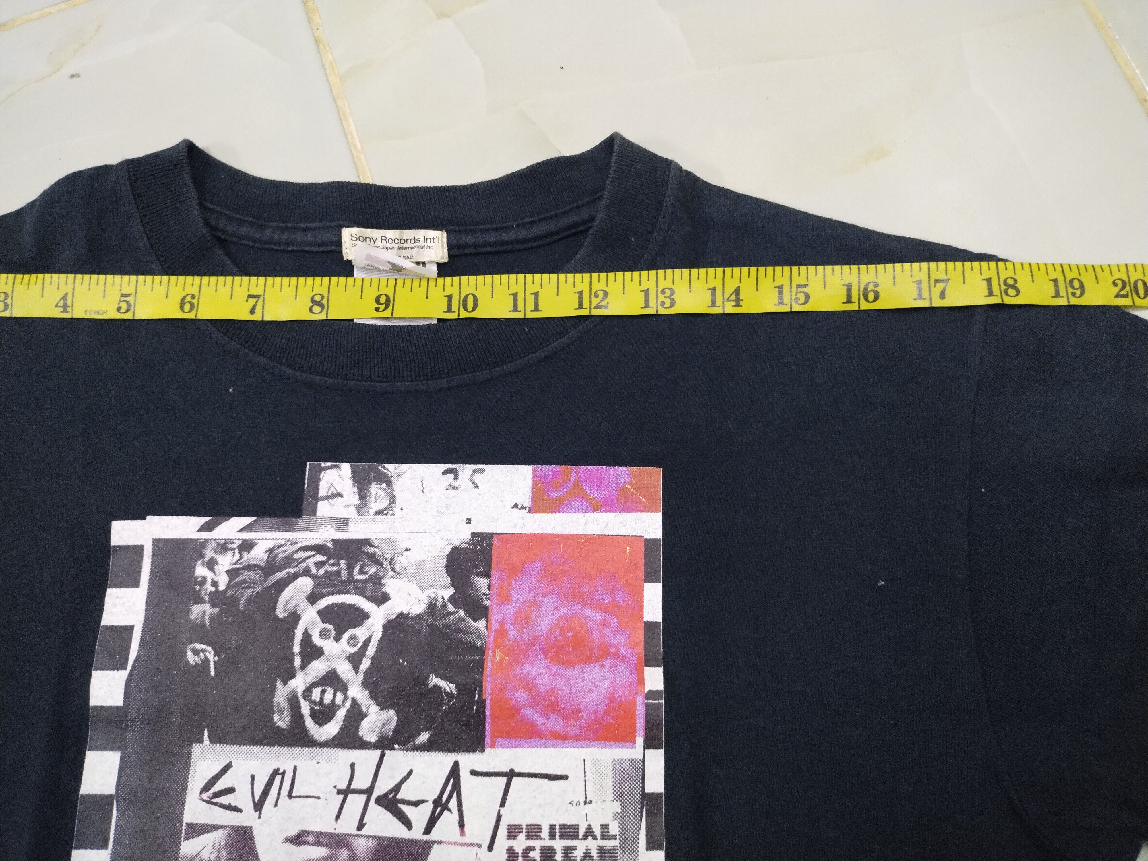 Band Tees Vintage Evil Heat Primal Scream Sony Record Japan Shirt Tee Size US S / EU 44-46 / 1 - 10 Thumbnail