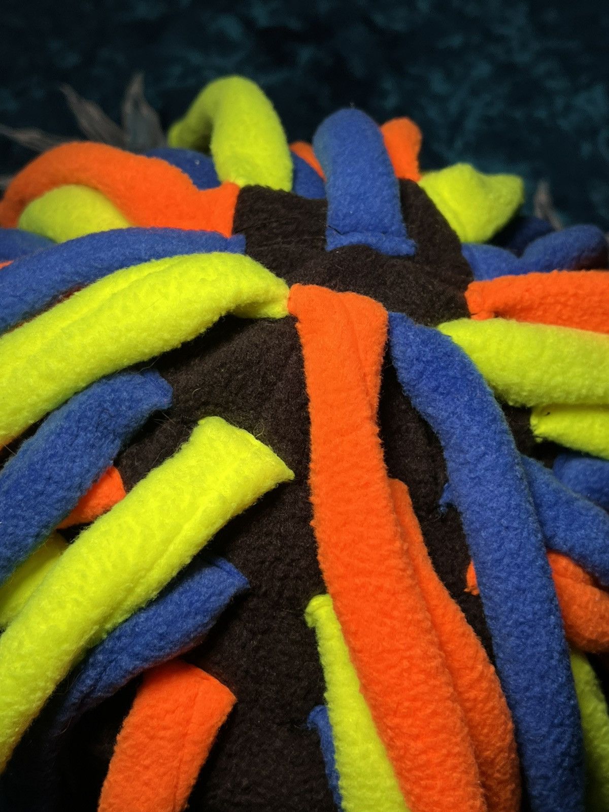 Vintage 🔥DREADLOCK GOOFY DISNEY STYLE KNITTED BEANIE HAT Size ONE SIZE - 12 Thumbnail