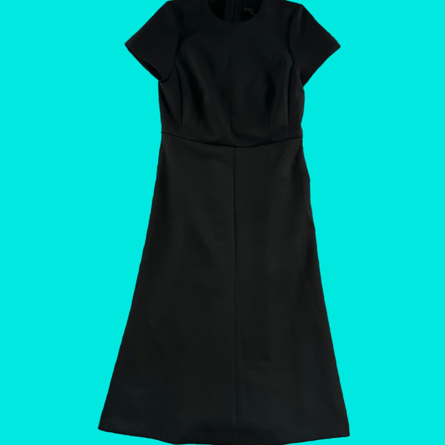 Ann Taylor Ann Taylor Dress Black Strapless Built-in Bra Size 6 | Grailed