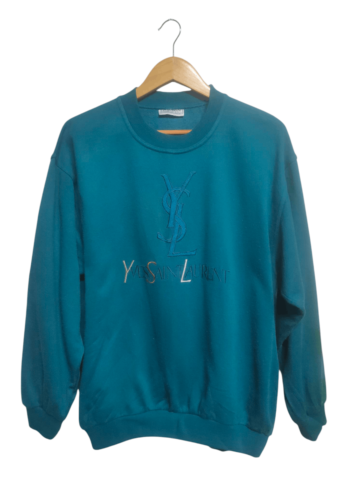 Yves Saint Laurent Vintage YSL sweatshirt made in Italy Size US L / EU 52-54 / 3 - 1 Thumbnail