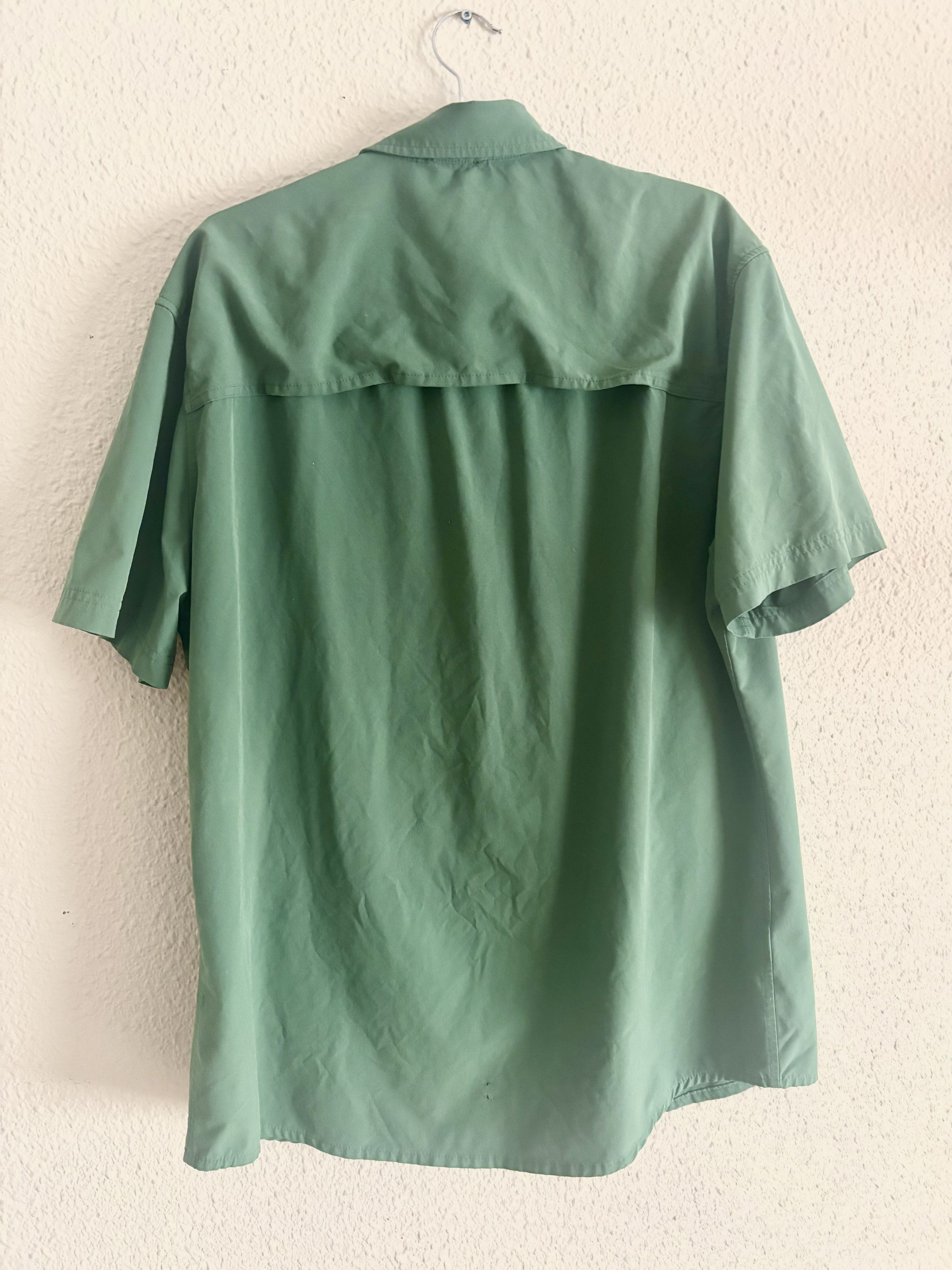 Eddie Bauer Eddie Bauer Green Tech/Hiking Shirt Size US XL / EU 56 / 4 - 2 Thumbnail