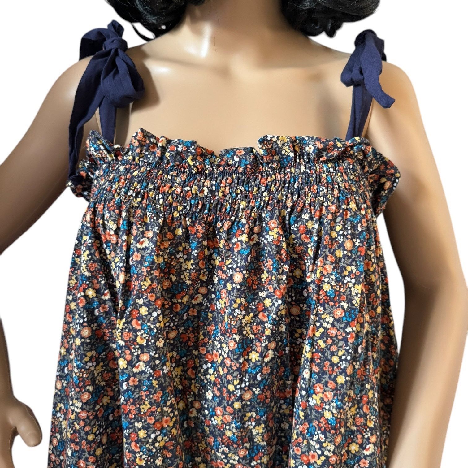Other Sugar Lips Brandi Floral Shoulder Strap Dress navy Large Size L / US 10 / IT 46 - 5 Thumbnail