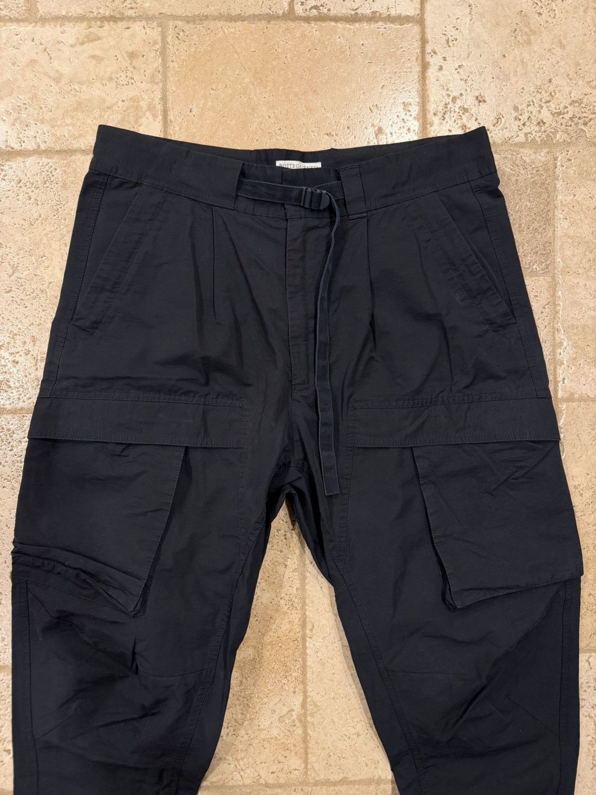 Bottega Veneta Bottega Veneta Daniel Lee 2020 Black Cargo Trousers Pants Size US 34 / EU 50 - 3 Thumbnail