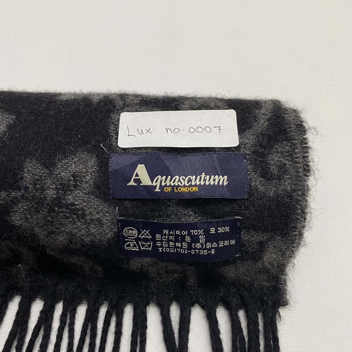 Aquascutum AQUASCUTUM SCARF MUFFLER LUX007 Size ONE SIZE - 8 Thumbnail