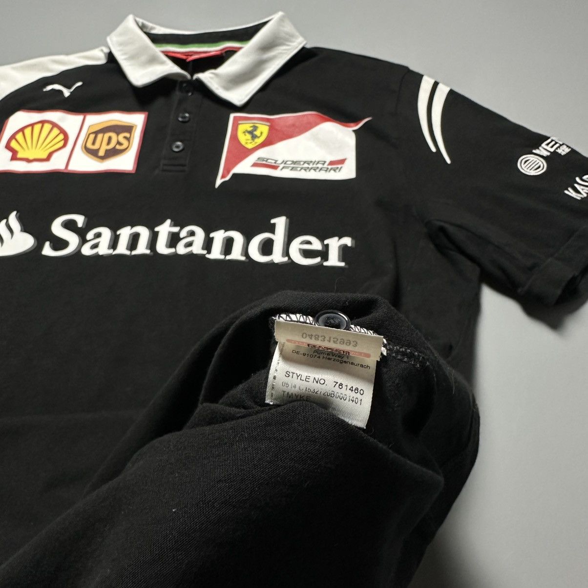 Puma PUMA Men's Sportwear Polo Scuderia Ferrari F1 Team 2014 Size US L / EU 52-54 / 3 - 9 Thumbnail