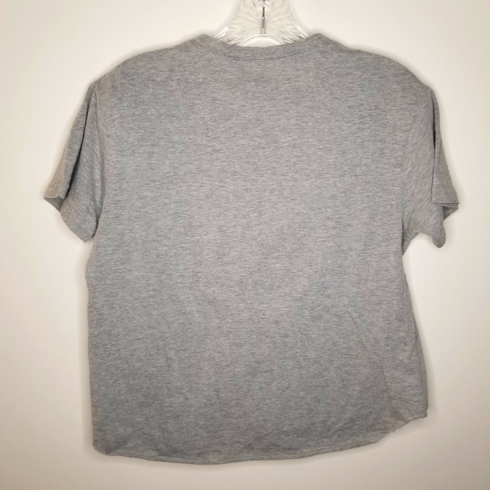Disney Disney Womens Gray Mickey And Minnie Mouse Cut Bottom T-Shirt Size L Size L / US 10 / IT 46 - 6 Thumbnail