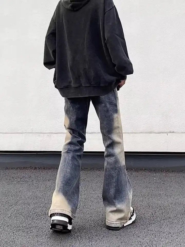 Vintage Vintage Distressed Slim Micro Flared Denim Size US 30 / EU 46 - 2 Thumbnail