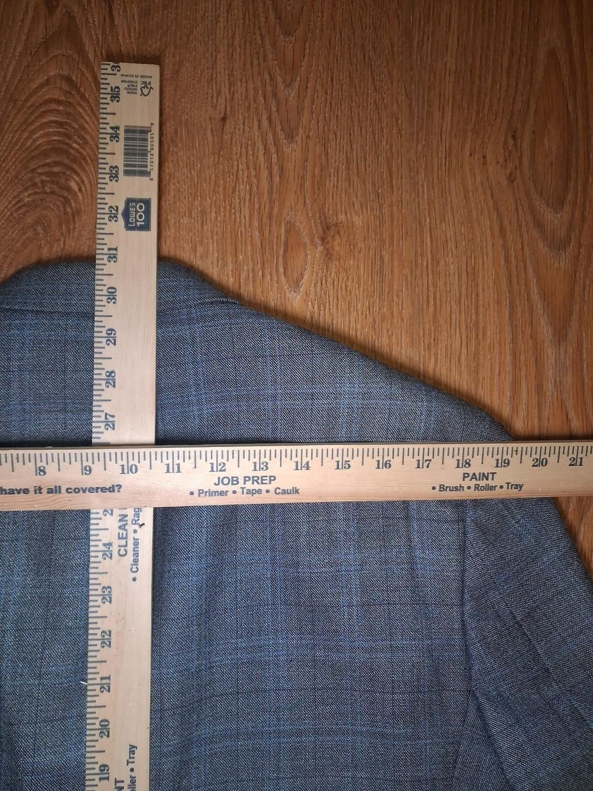Polo Ralph Lauren Ralph Lauren Sport Coat Mens 40R Gray Plaid Sharkskin Silk Size 40R - 12 Thumbnail