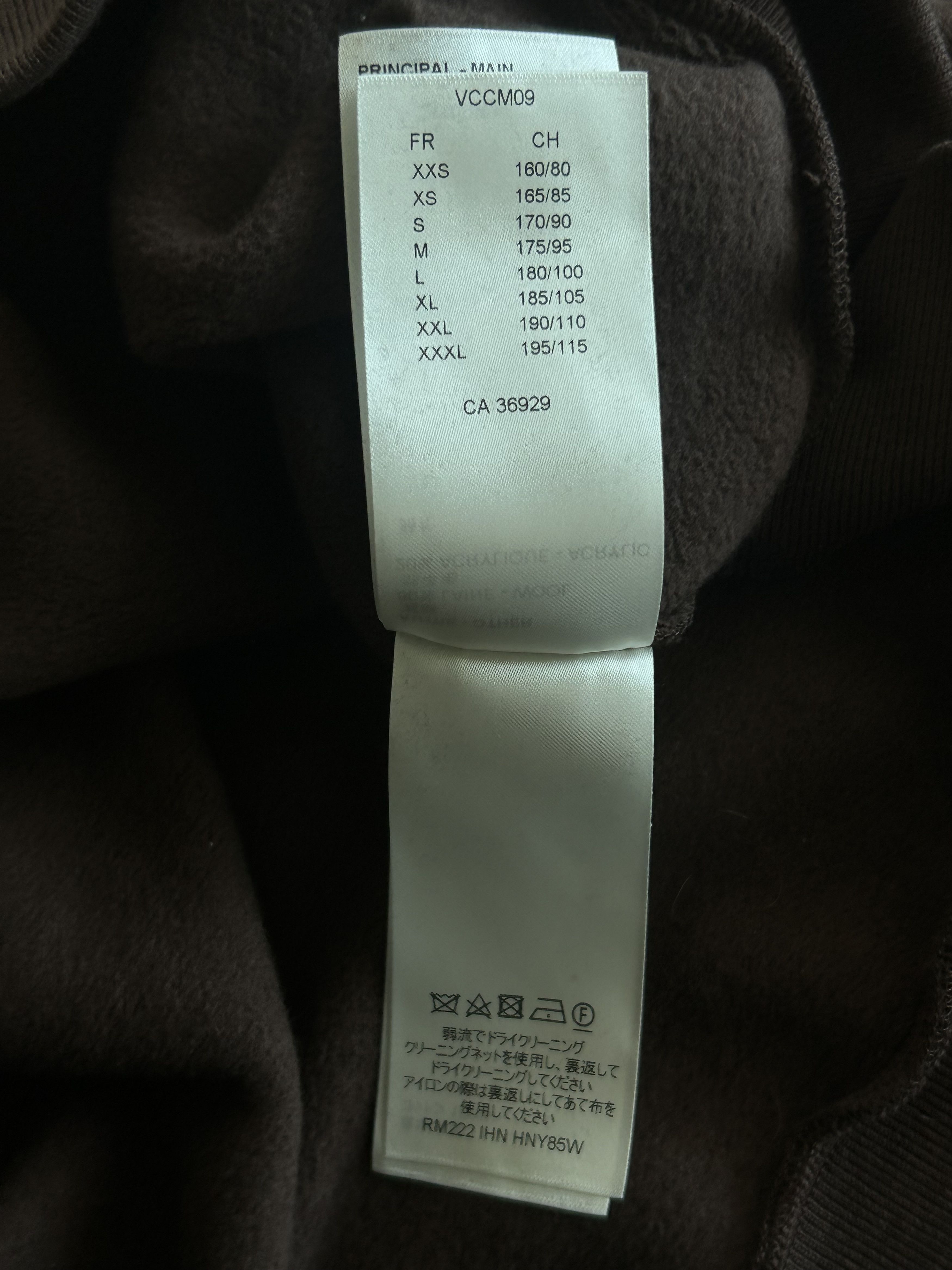 Louis Vuitton Louis Vuitton Brown Bee Embroidered Hoodie Size US XXL / EU 58 / 5 - 6 Thumbnail