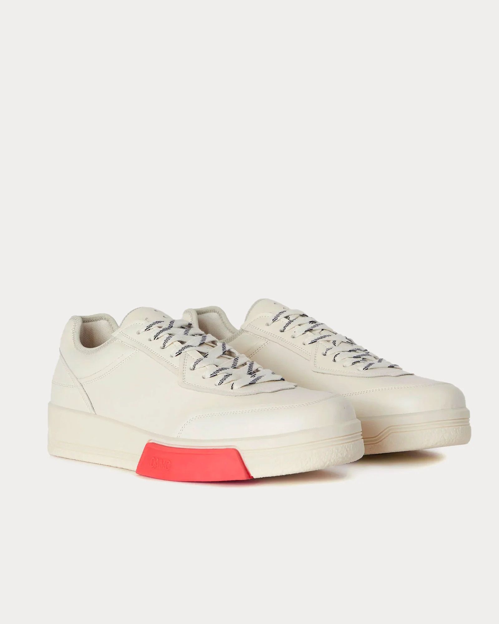 OAMC o1y0225 Logo Low-Top Sneakers in Off White Size US 10 / EU 43 - 2 Thumbnail