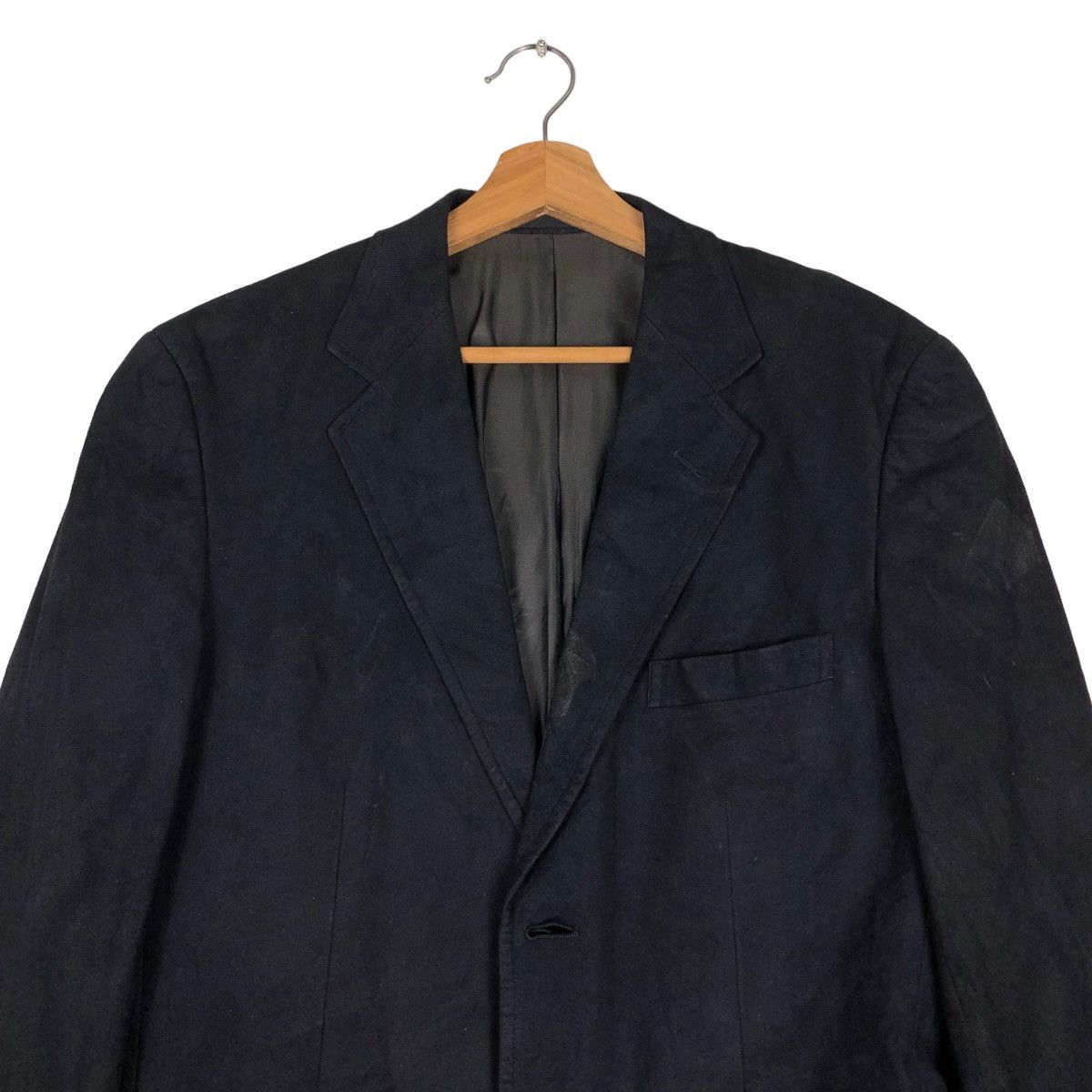 Burberry 🔥Vtg Soft Leather Jacket Burberry London Double Breast Size US M / EU 48-50 / 2 - 3 Thumbnail