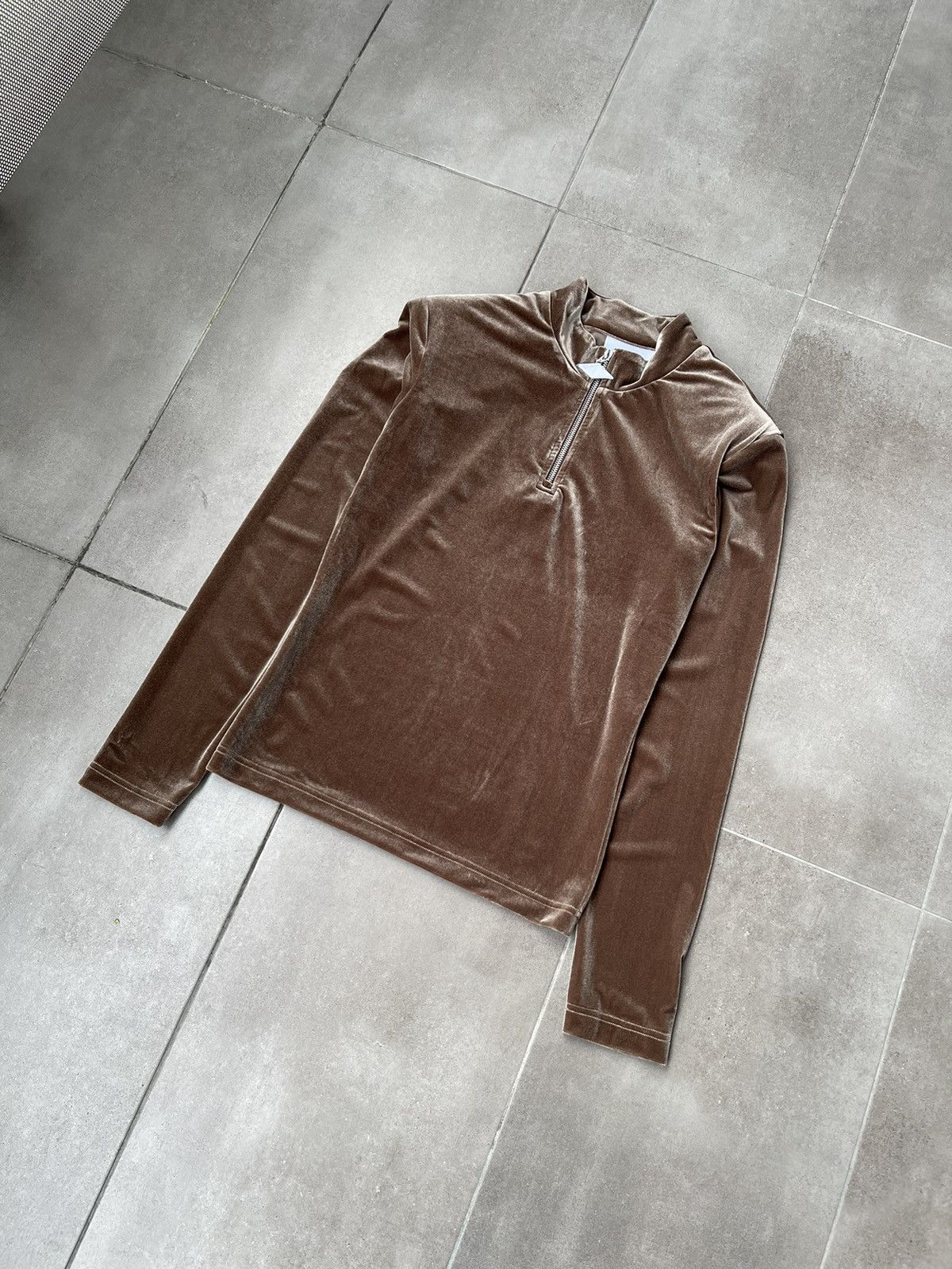 Han Kjobenhavn !DS! SS22 Han Kjobenhavn Half Zip Sharp Brown Long sleeve Size US M / EU 48-50 / 2 - 13 Thumbnail