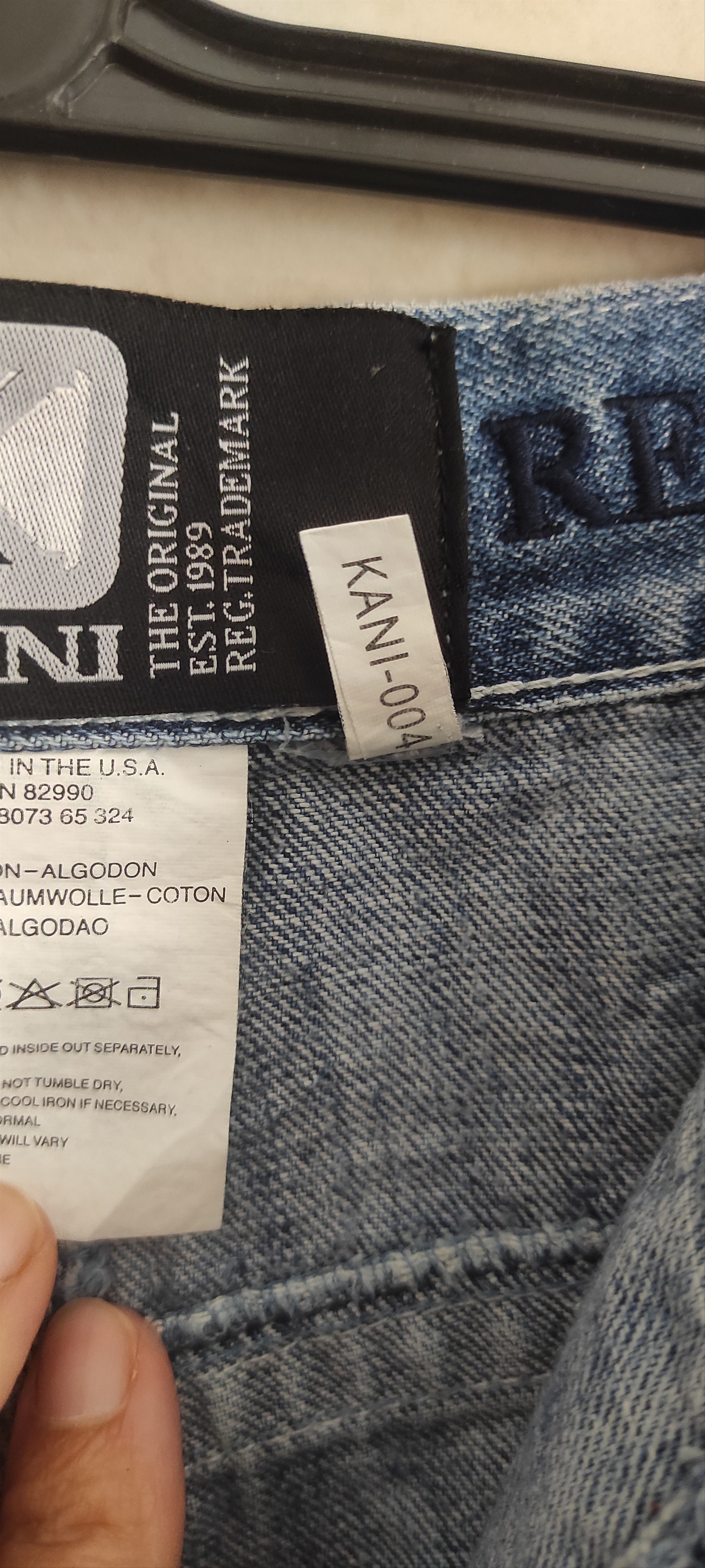 Karl Kani KARL KANI Hip Hop Baggy Denim Shorts Jeans 90s Size 38 Size US 38 / EU 54 - 17 Thumbnail