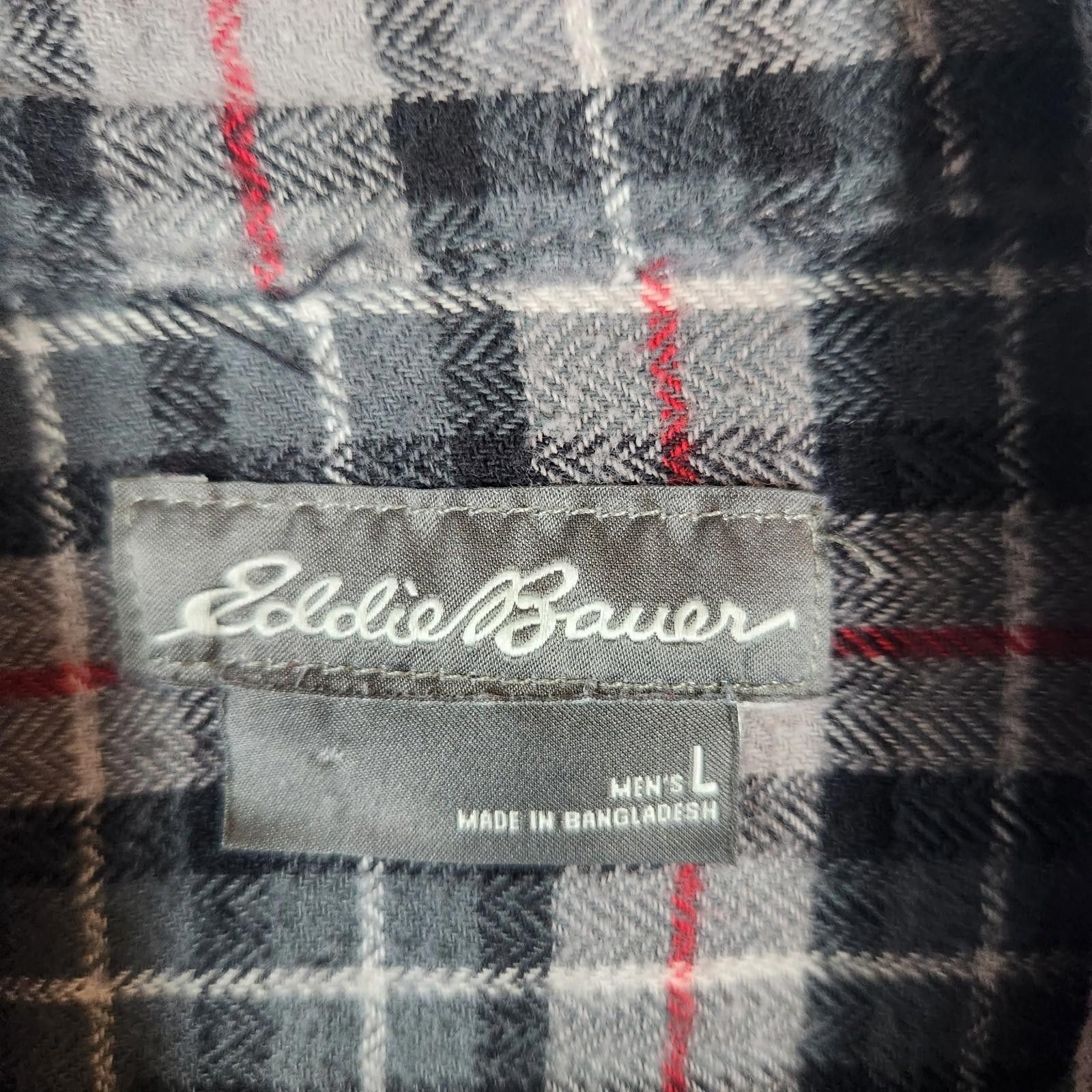 Eddie Bauer Eddie Bauer Multicolor Plaid Flannel Shirt Size L Size US L / EU 52-54 / 3 - 6 Thumbnail