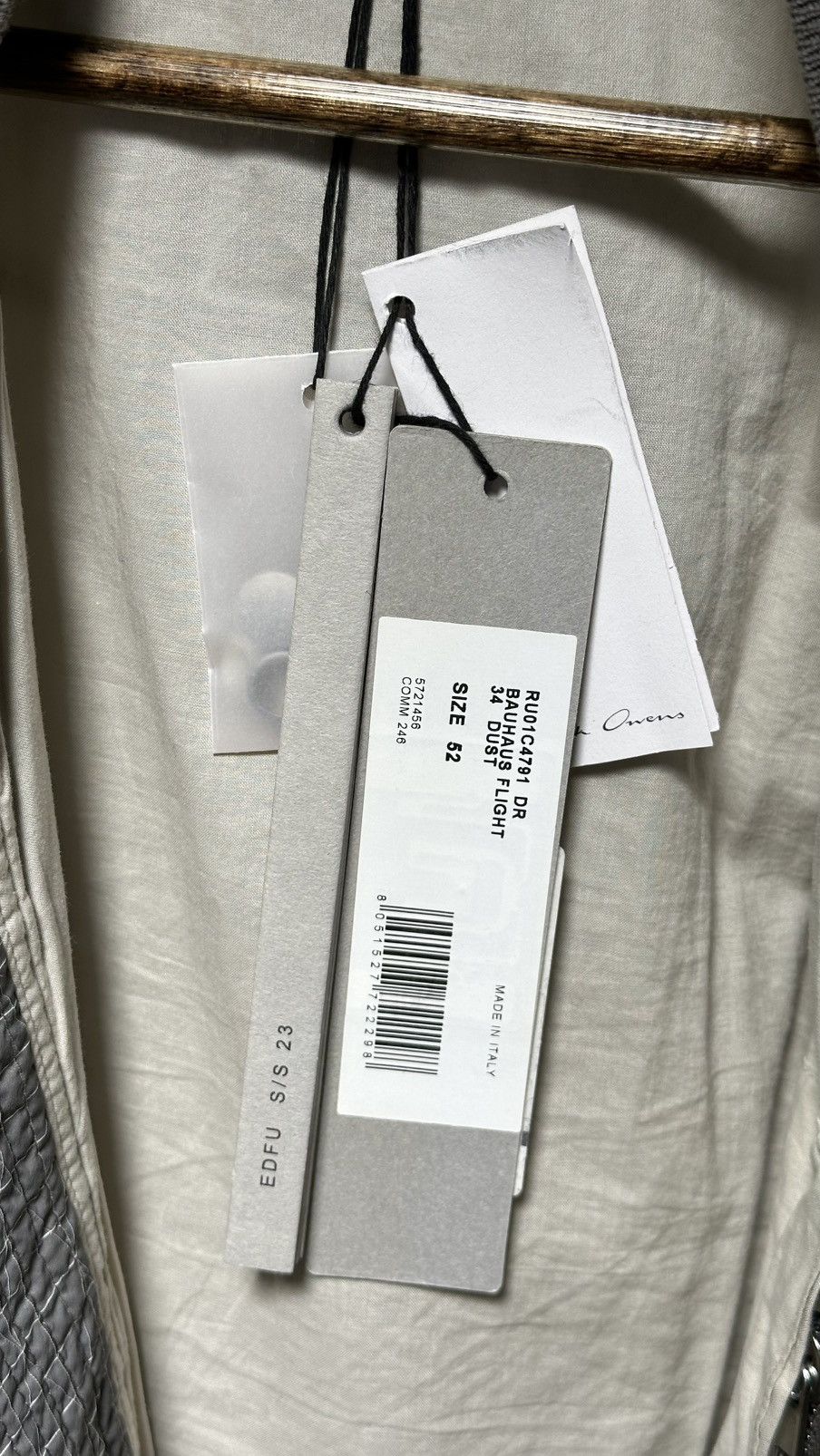 Rick Owens Rick Owens SS23 EDFU Bauhaus Flight Ripstop Bomber (52) Size US L / EU 52-54 / 3 - 7 Thumbnail