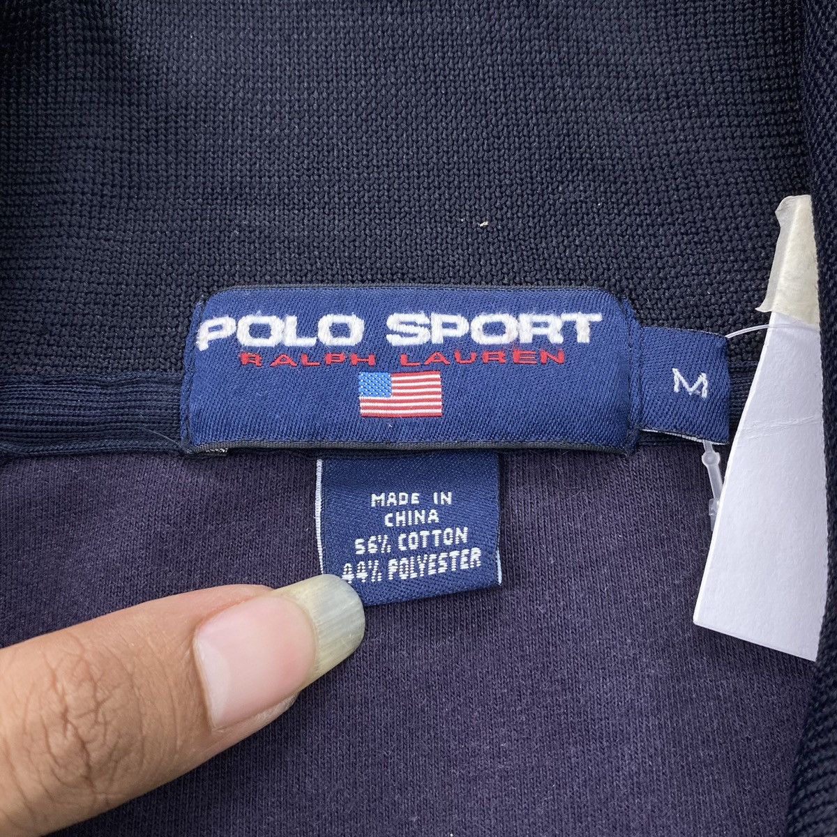 Polo Ralph Lauren 1990s Vintage Polo Sport Polo Ralph Lauren Tracktop Jacket Size US M / EU 48-50 / 2 - 7 Thumbnail
