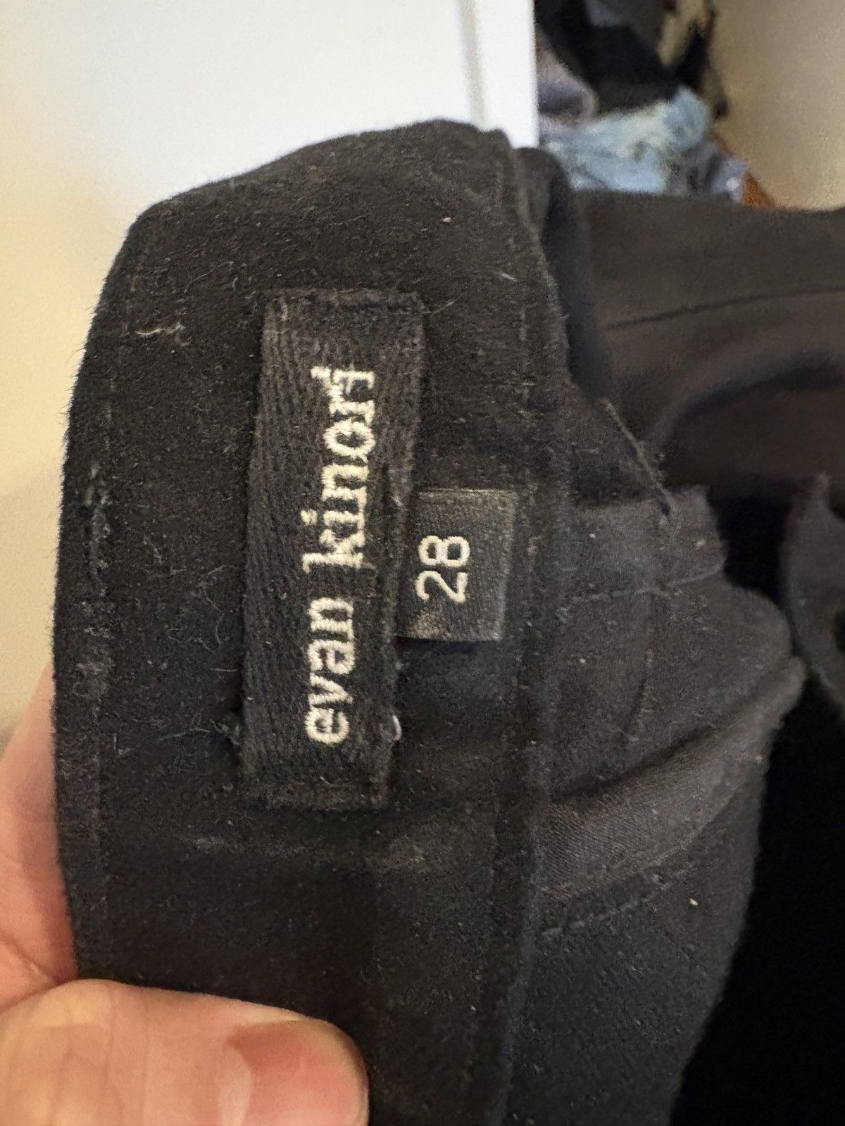 Evan Kinori Evan Kinori black cotton twill single pleat Size US 28 / EU 44 - 3 Thumbnail