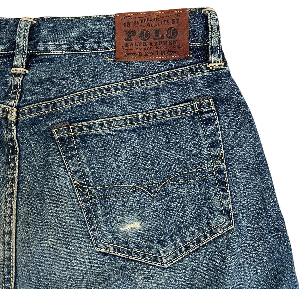 Polo Ralph Lauren Vintage Distressed Polo Ralph Lauren 867 Classic Jeans Size US 34 / EU 50 - 7 Thumbnail
