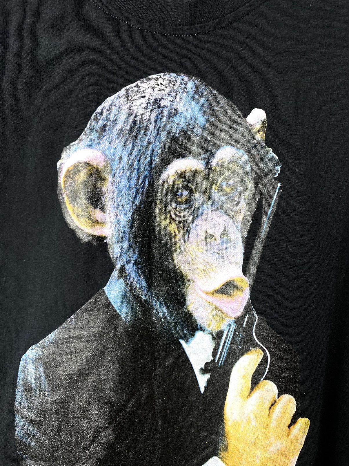 Vintage Monkey Agent 008 James Bond Agent 007 Movie T Shirt Size US XL / EU 56 / 4 - 2 Thumbnail