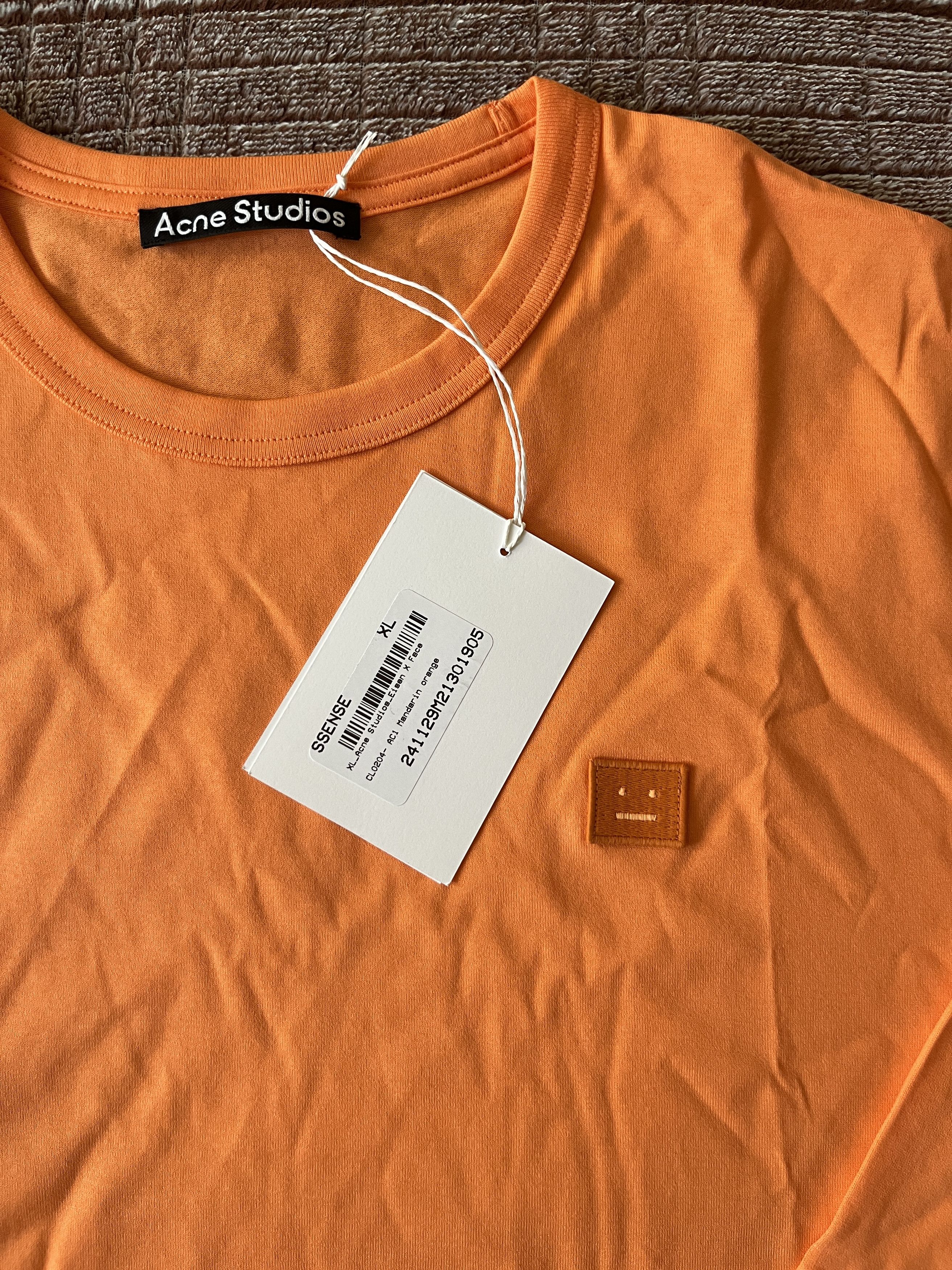Acne Studios Acne Studios Orange Regular Longsleeve T-Shirt XL Size US XL / EU 56 / 4 - 2 Thumbnail