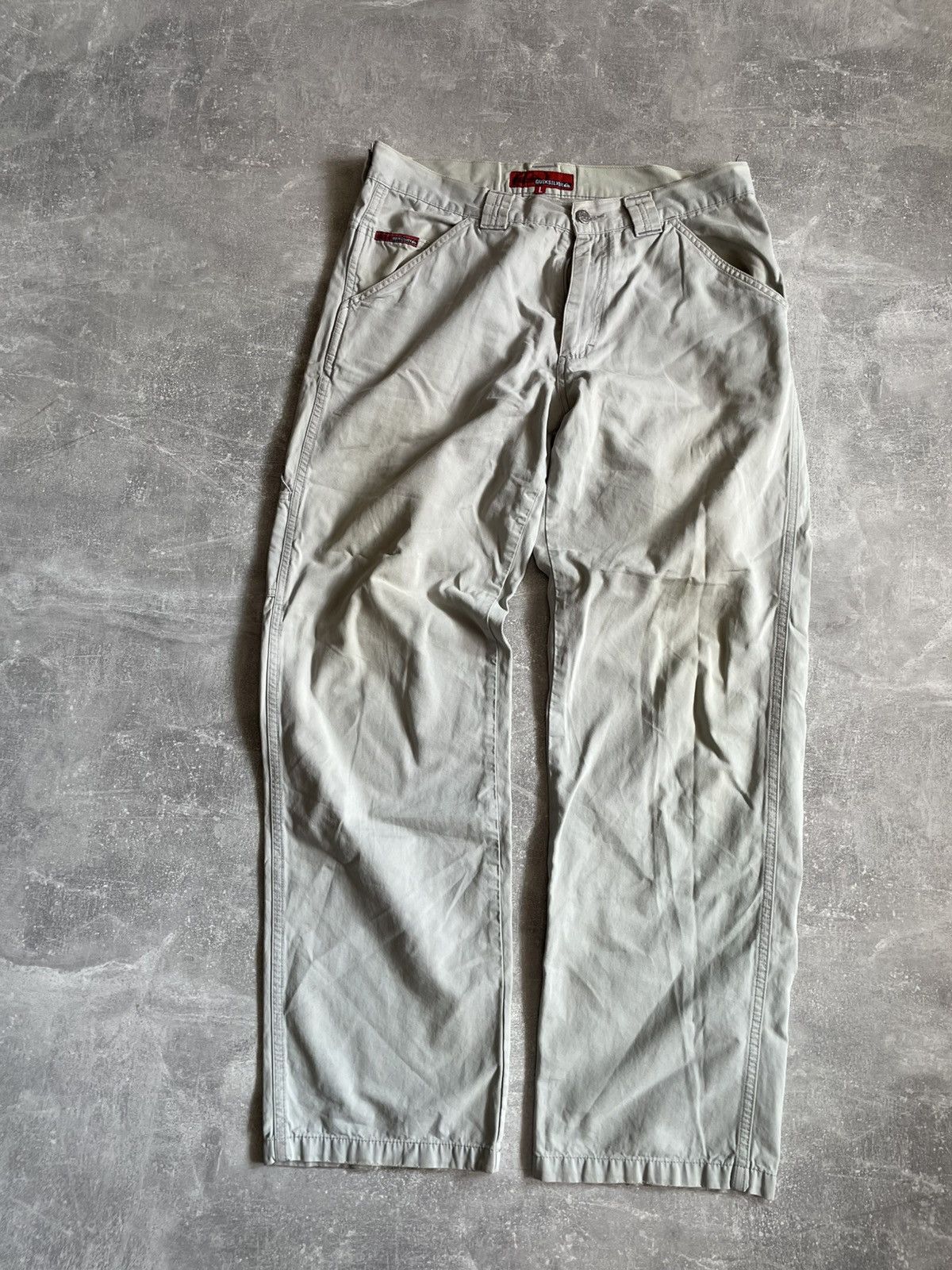 Quiksilver × Vintage Vintage quiksilver 90s pants workwear skate rap south wu y2k Size US 34 / EU 50 - 6 Thumbnail