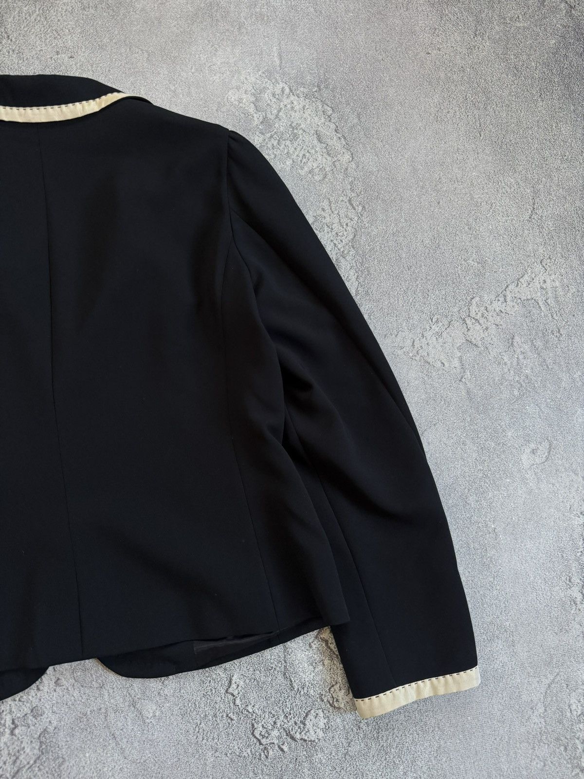 Moschino Moschino USA12/I46/F42 black blazer luxury jacket italy 🇮🇹 Size XL / US 12-14 / IT 48-50 - 18 Thumbnail