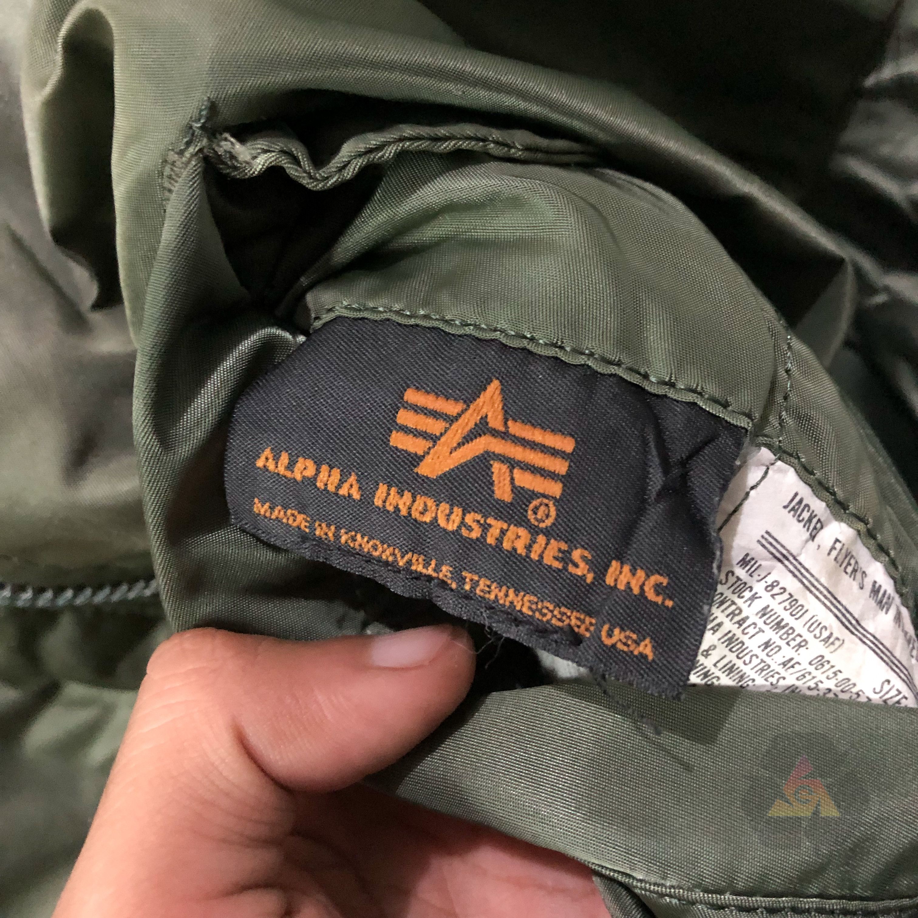 Alpha Industries Vintage Alpha Industries Flayer's Mil-J-82790J USAF MA-1 Size US XL / EU 56 / 4 - 10 Thumbnail