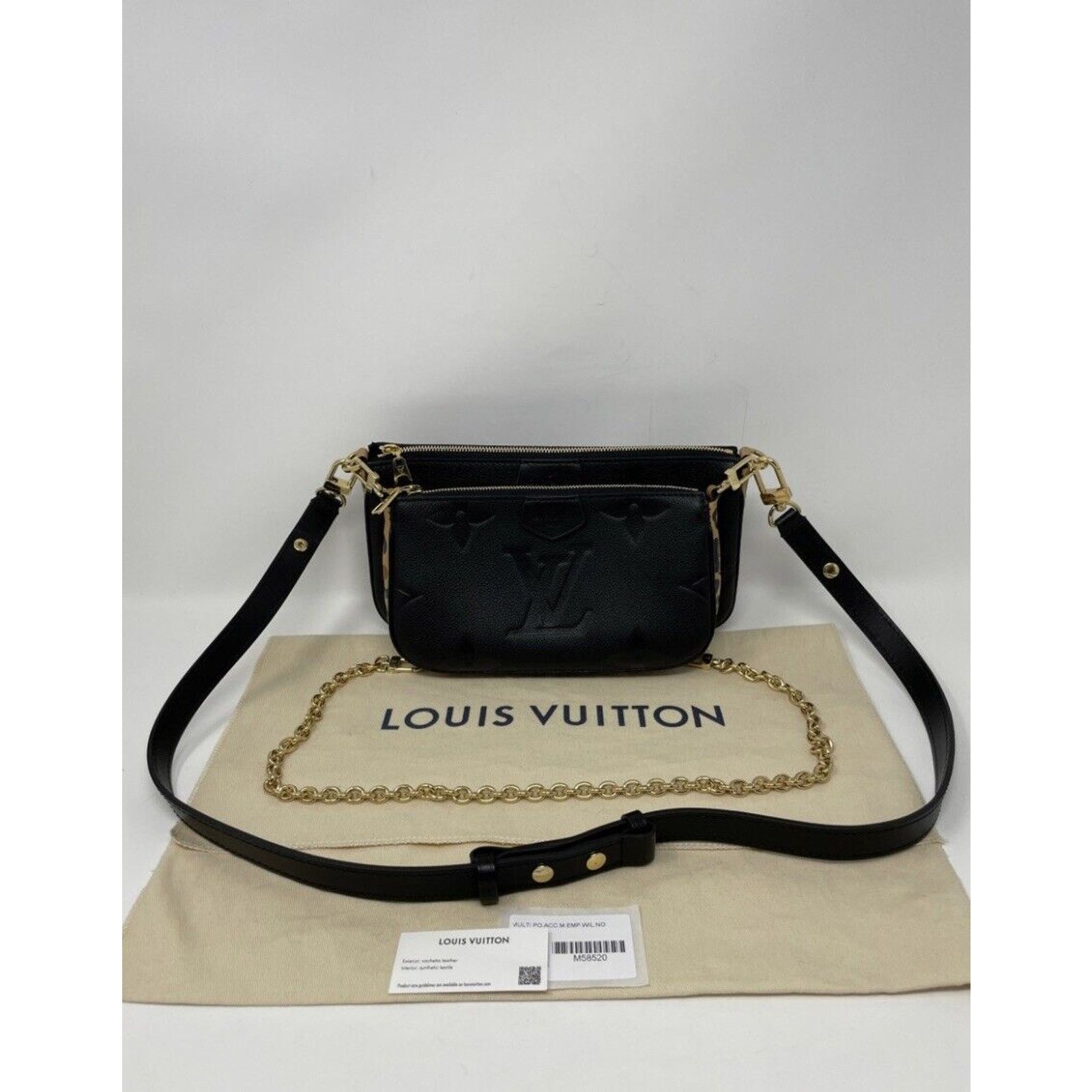 Louis Vuitton Louis Vuitton Wild At Heart Multi Pochette Accessoires Black Size ONE SIZE - 6 Thumbnail