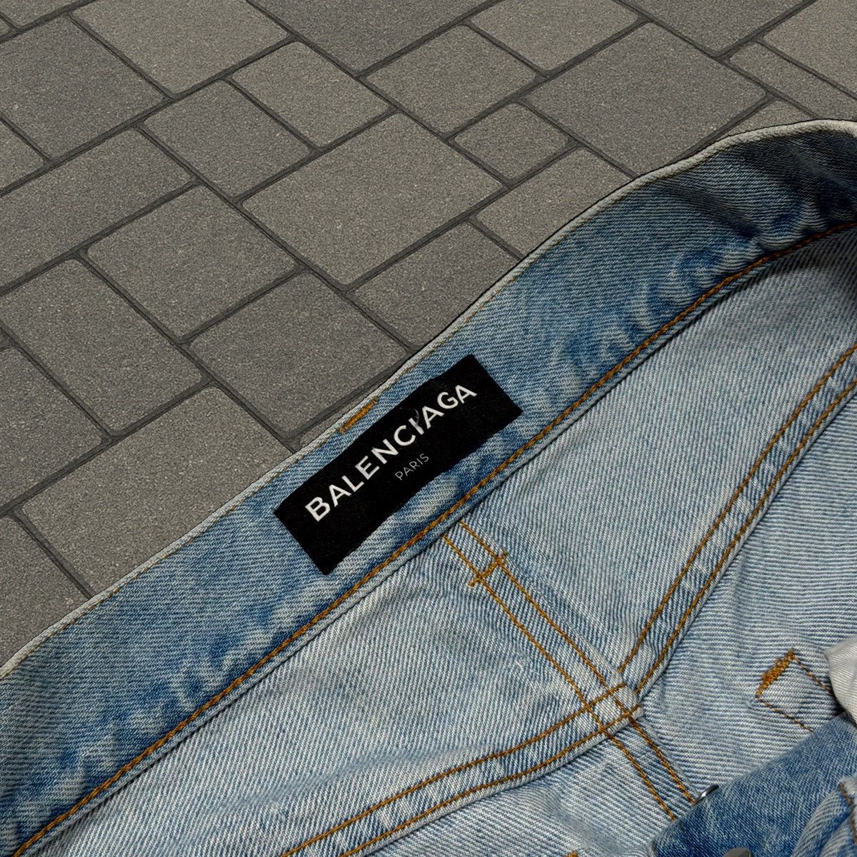 Balenciaga 2018 Balenciaga Paneled Convertible Denim Size US 30 / EU 46 - 6 Thumbnail