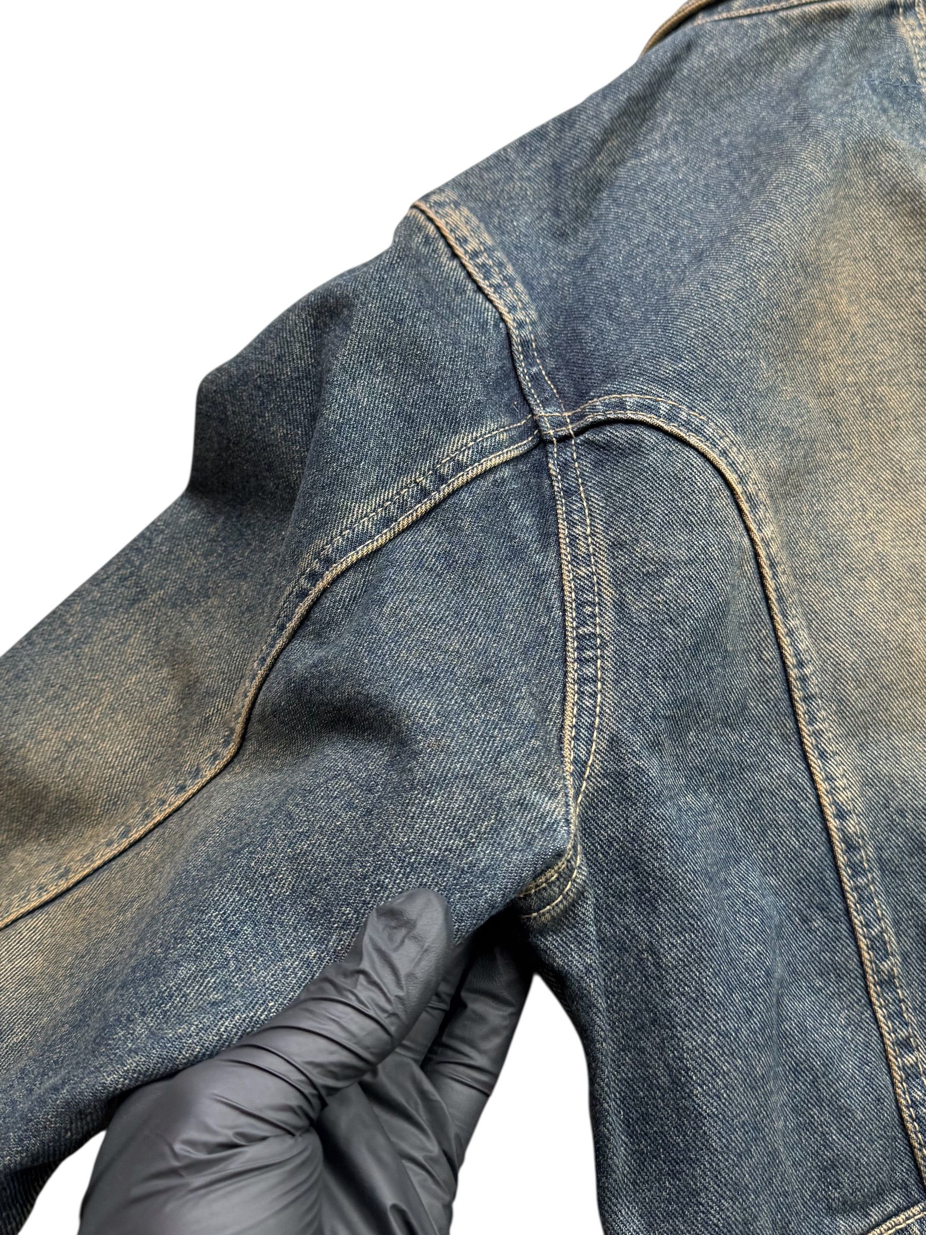 Vintage Vintage Denim Maxi Faded Dress With Long Sleeve W221(V9) Size M / US 6-8 / IT 42-44 - 7 Thumbnail