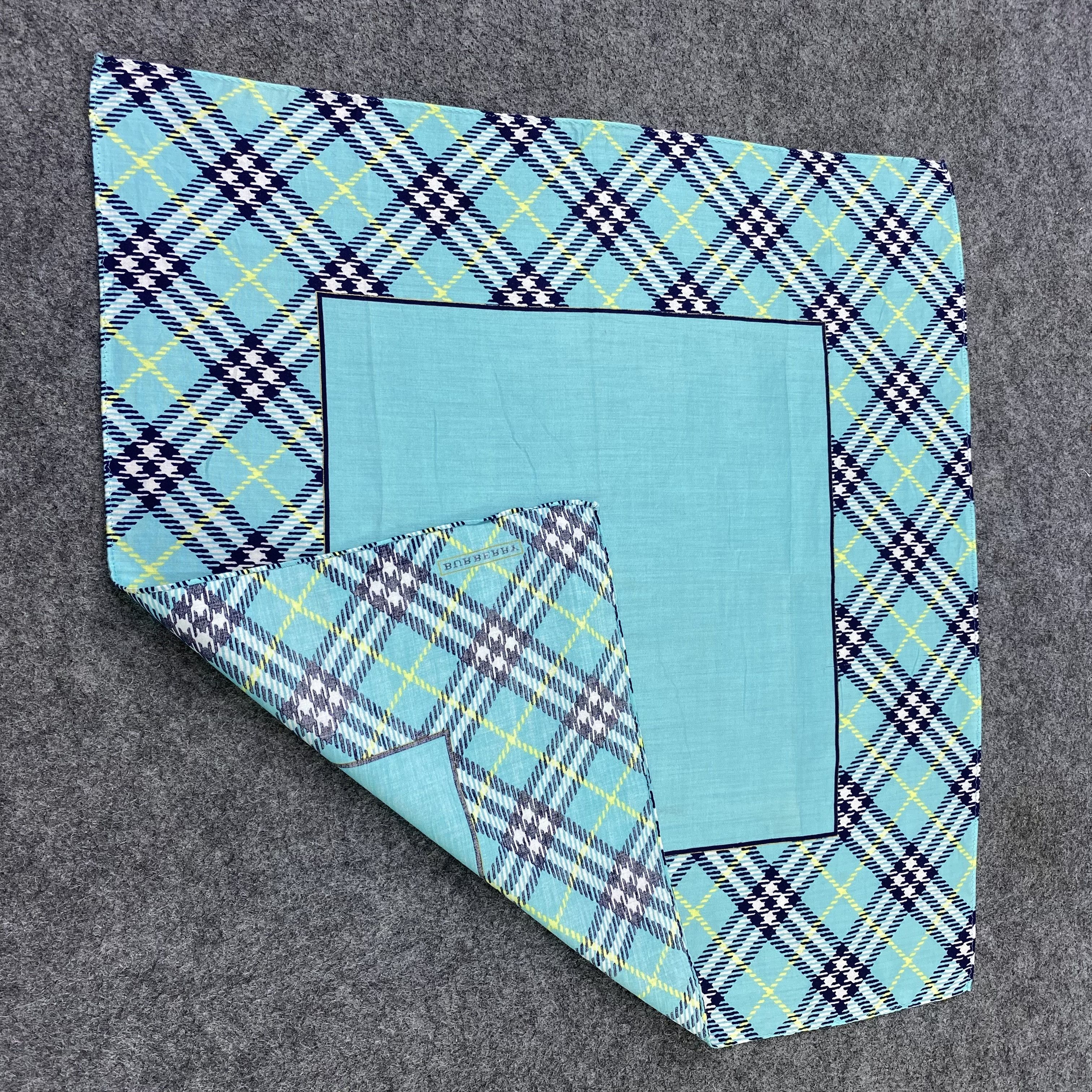 Burberry × Vintage Burberry Handkerchief / Bandana / Neckerchief-B1317 Size ONE SIZE - 6 Thumbnail