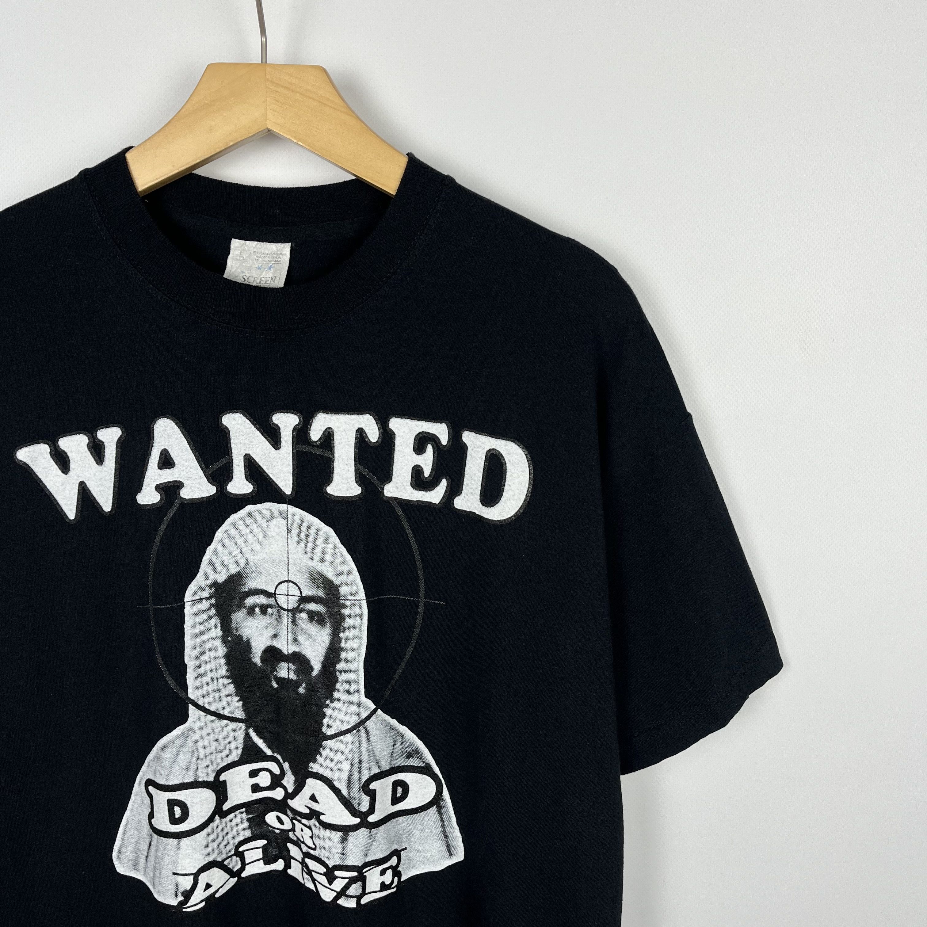 Vintage Vintage Osama Bin Laden Terror Rare T Shirt 2000’s Size US L / EU 52-54 / 3 - 2 Thumbnail