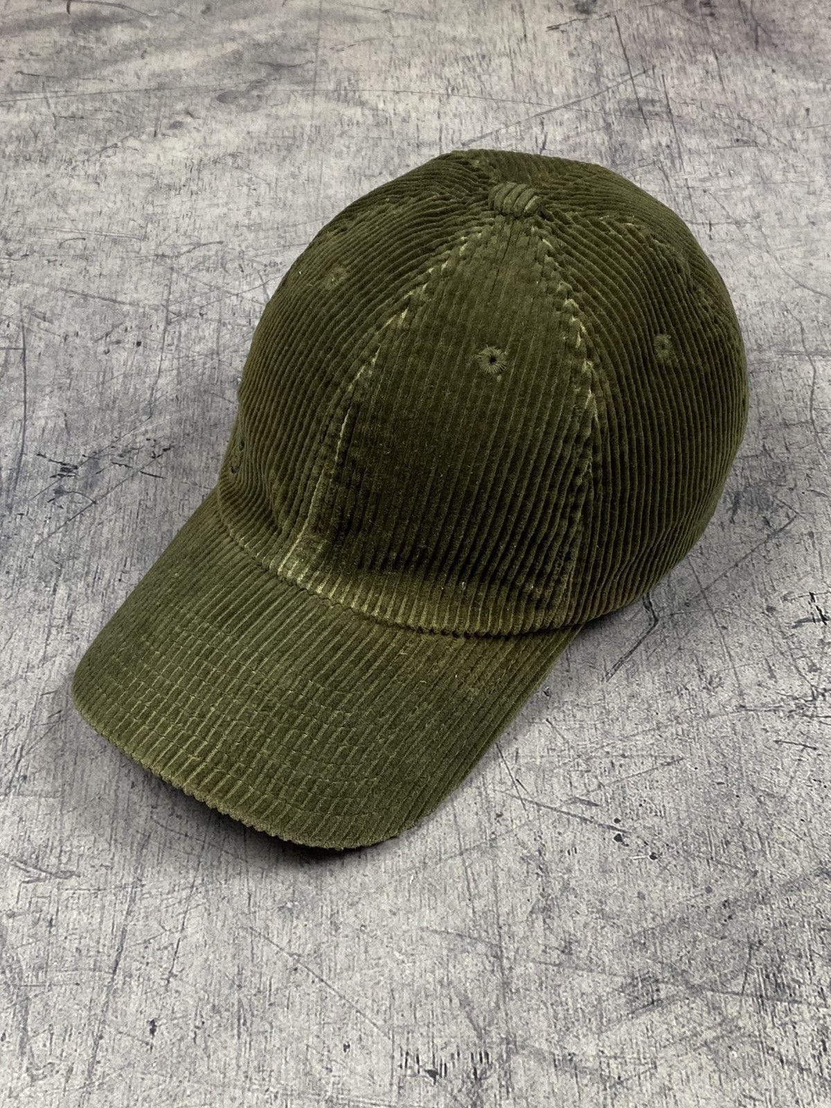 Adidas × Vintage Rare Vintage 00s Adidas Corduroy Logo Cap y2k og crazy mad Size ONE SIZE - 5 Thumbnail