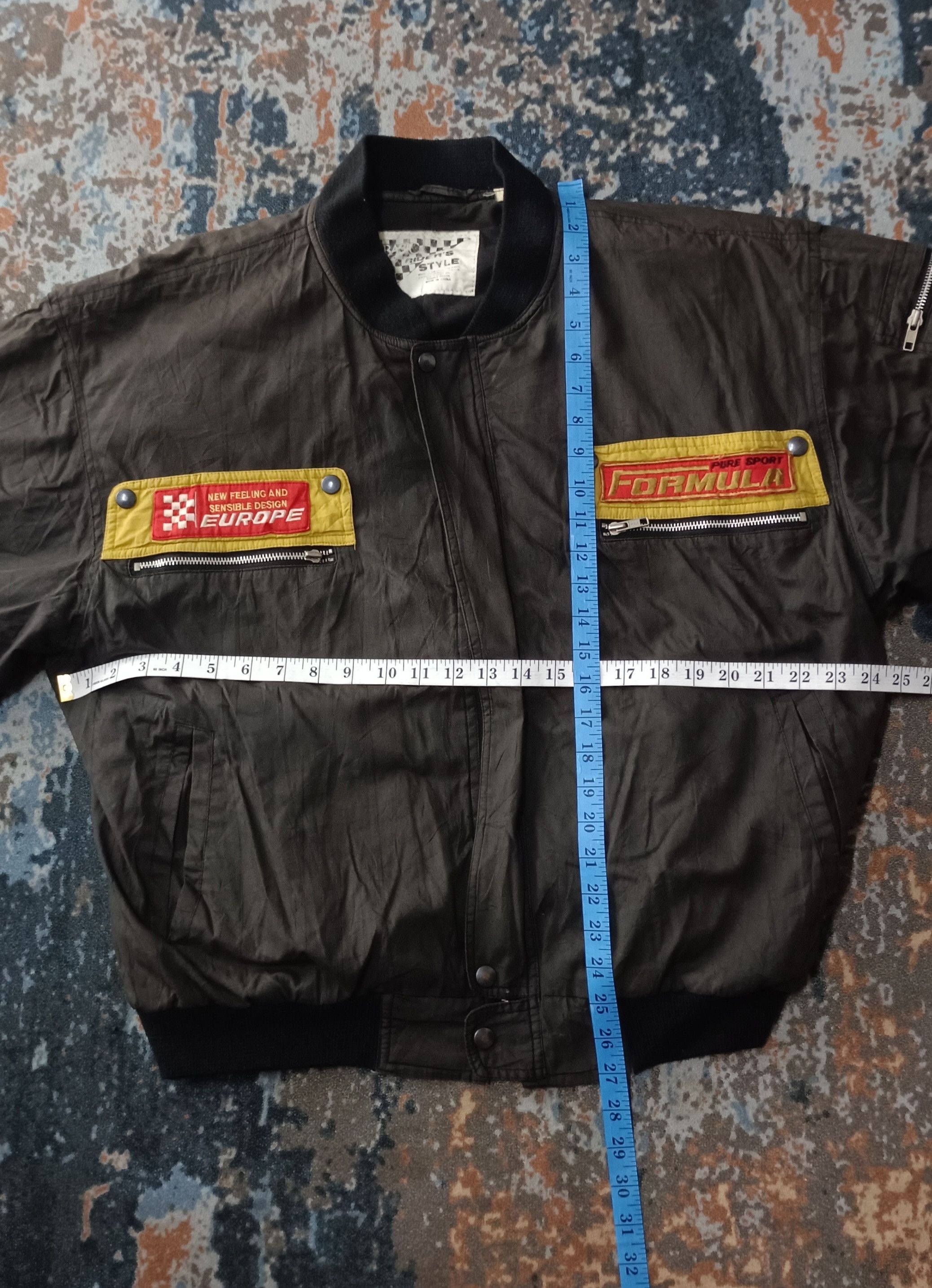 Japanese Brand × Sports Specialties Vintage 🔥 Basic Rider's Bomber Jacket Formula Circuit Size US XL / EU 56 / 4 - 18 Thumbnail