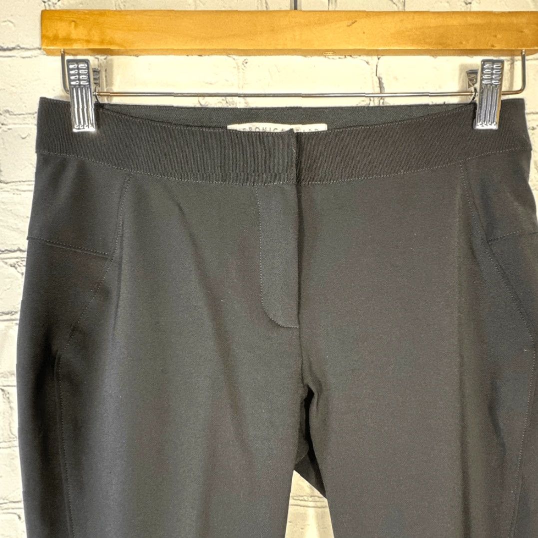 Veronica Beard Veronica Beard Pants Women 4 Black Zip Made In USA Stretch Ankle Cigarette Size 27" / US 4 / IT 40 - 2 Thumbnail