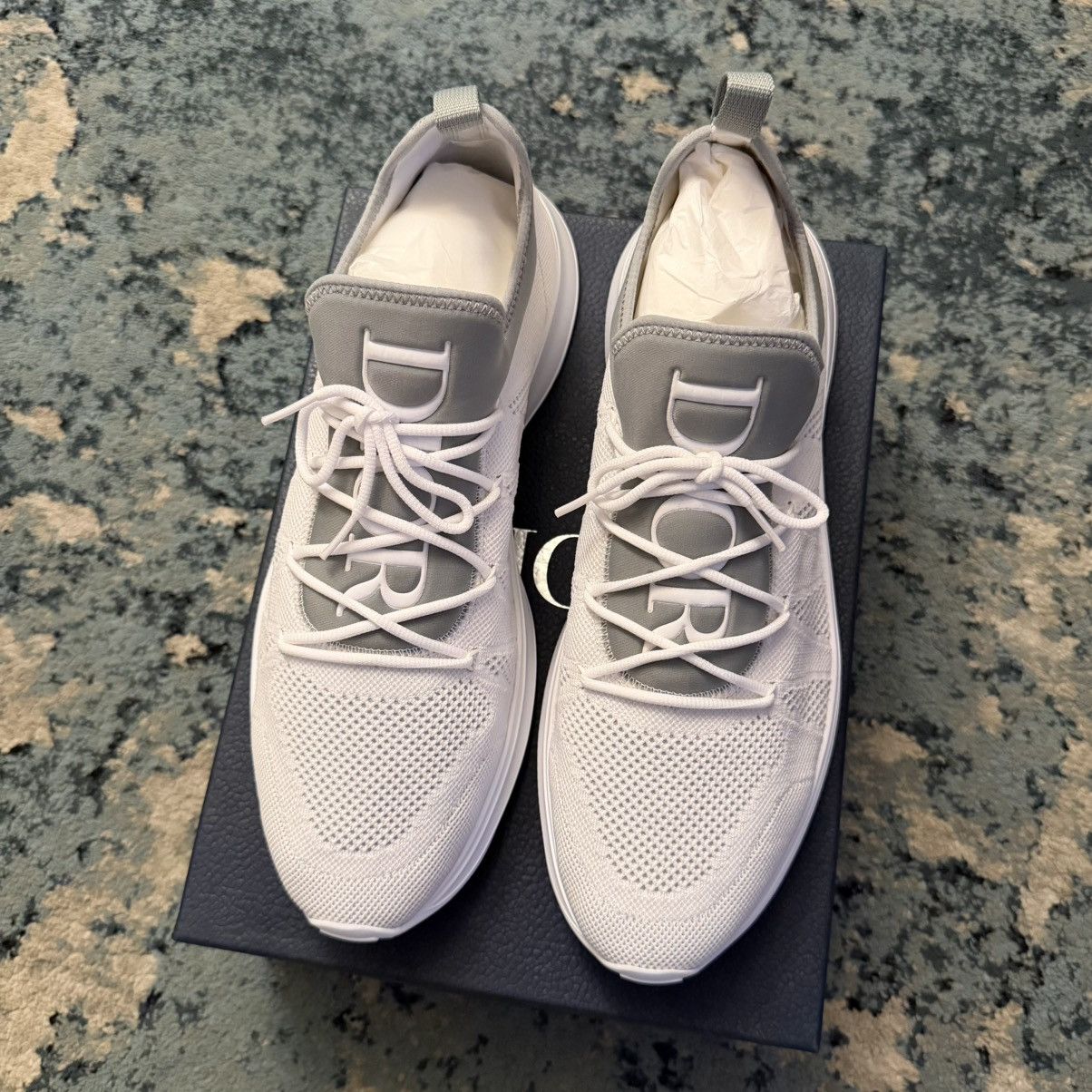 Dior Dior B25 Low Top Gray Neoprene Sneakers Size 46 (13US) Size US 13 / EU 46 - 3 Thumbnail