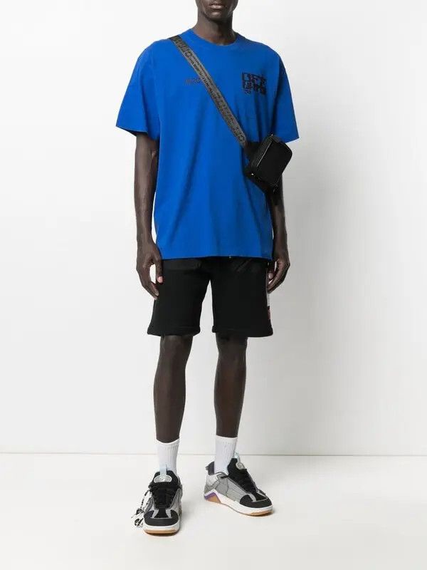 Off-White Blue Tech Marker Arrows Logo Oversized T-Shirt Size US S / EU 44-46 / 1 - 4 Thumbnail