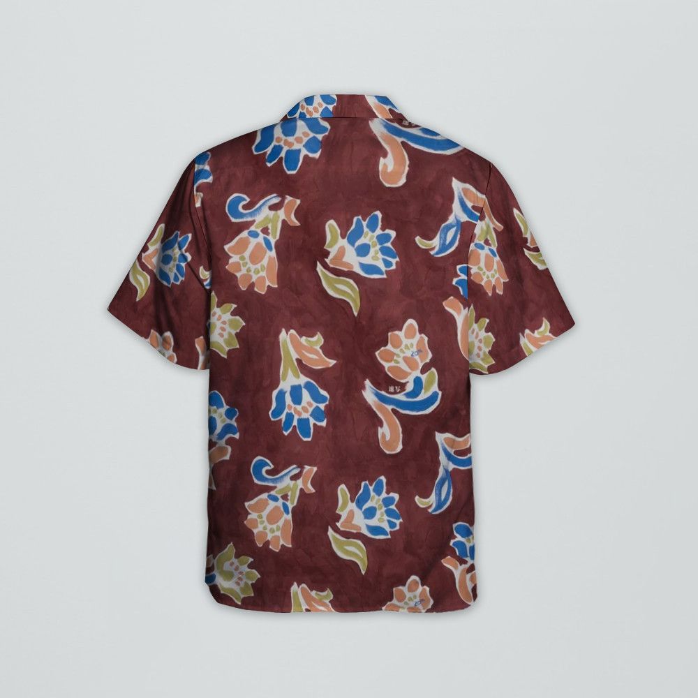 Designer Flower-Print Shirt Size US L / EU 52-54 / 3 - 4 Thumbnail