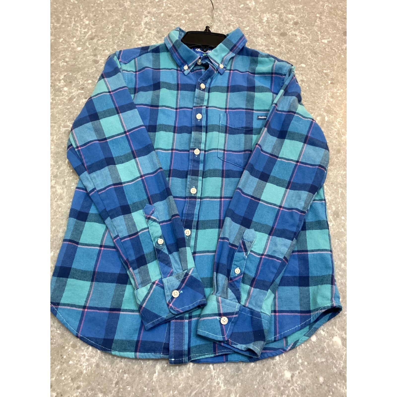 Chubbies Chubbies Shirt Long Sleeve Flannel Button-Up Plaid Cotton Blend Multicolor Mens Medium Size US M / EU 48-50 / 2 - 7 Thumbnail