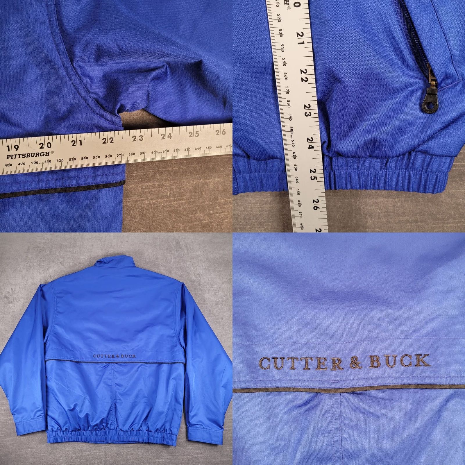 Vintage VINTAGE Carolina Panthers Super Bowl XXXVIII NFC Champions 2003 Windbreaker Jacket Med Black Mens Size US 31 - 8 Thumbnail