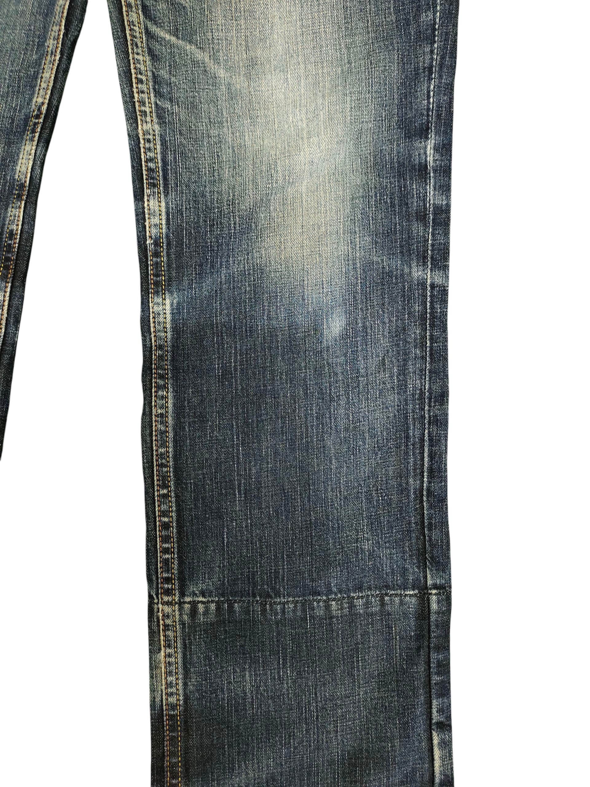 Kapital Vintage Levis 511 Slim Jeans - Distress Faded Grunge Denim Size US 32 / EU 48 - 3 Thumbnail